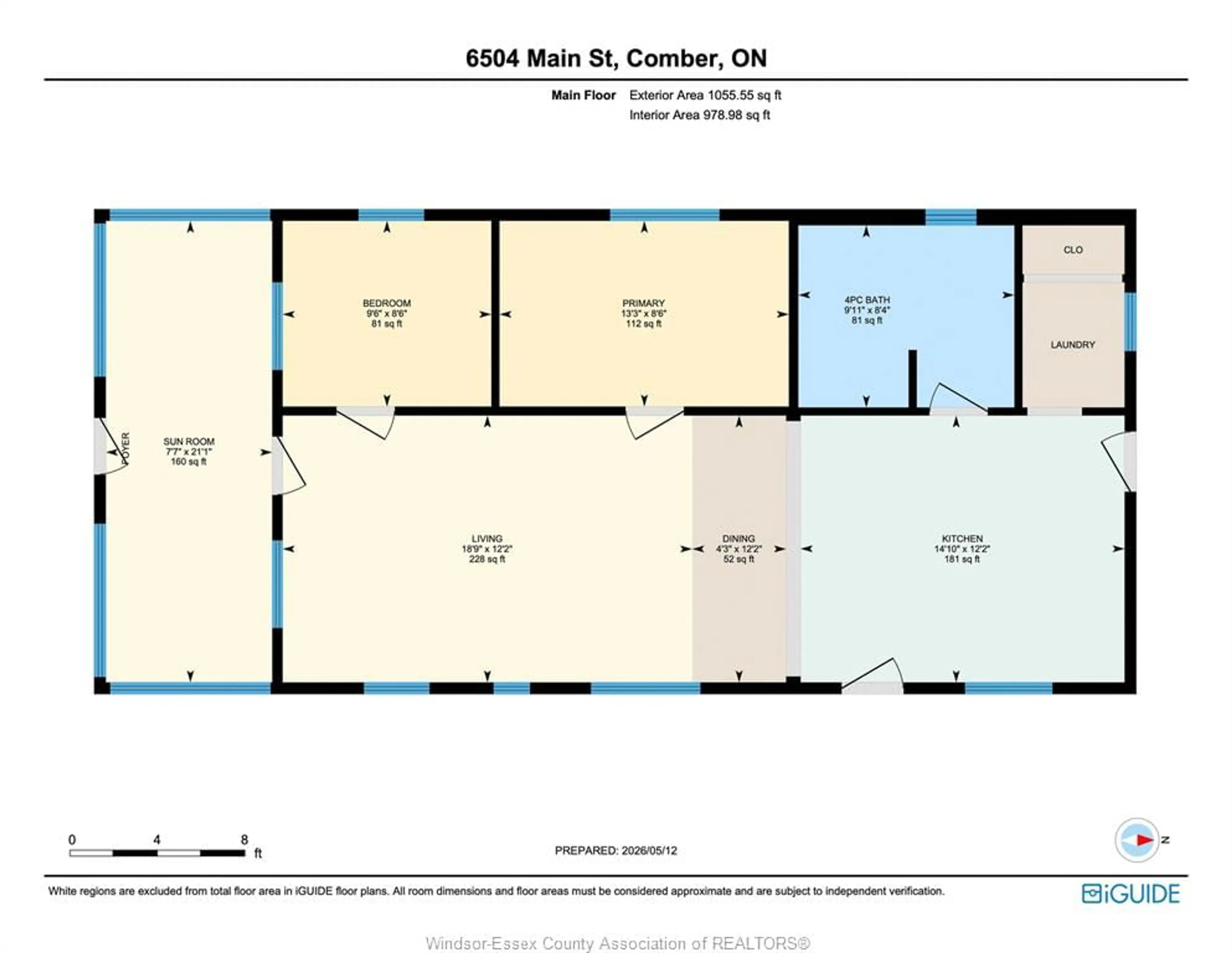 Floor plan for 6504 Main Street, Lakeshore Ontario N0P 1J0