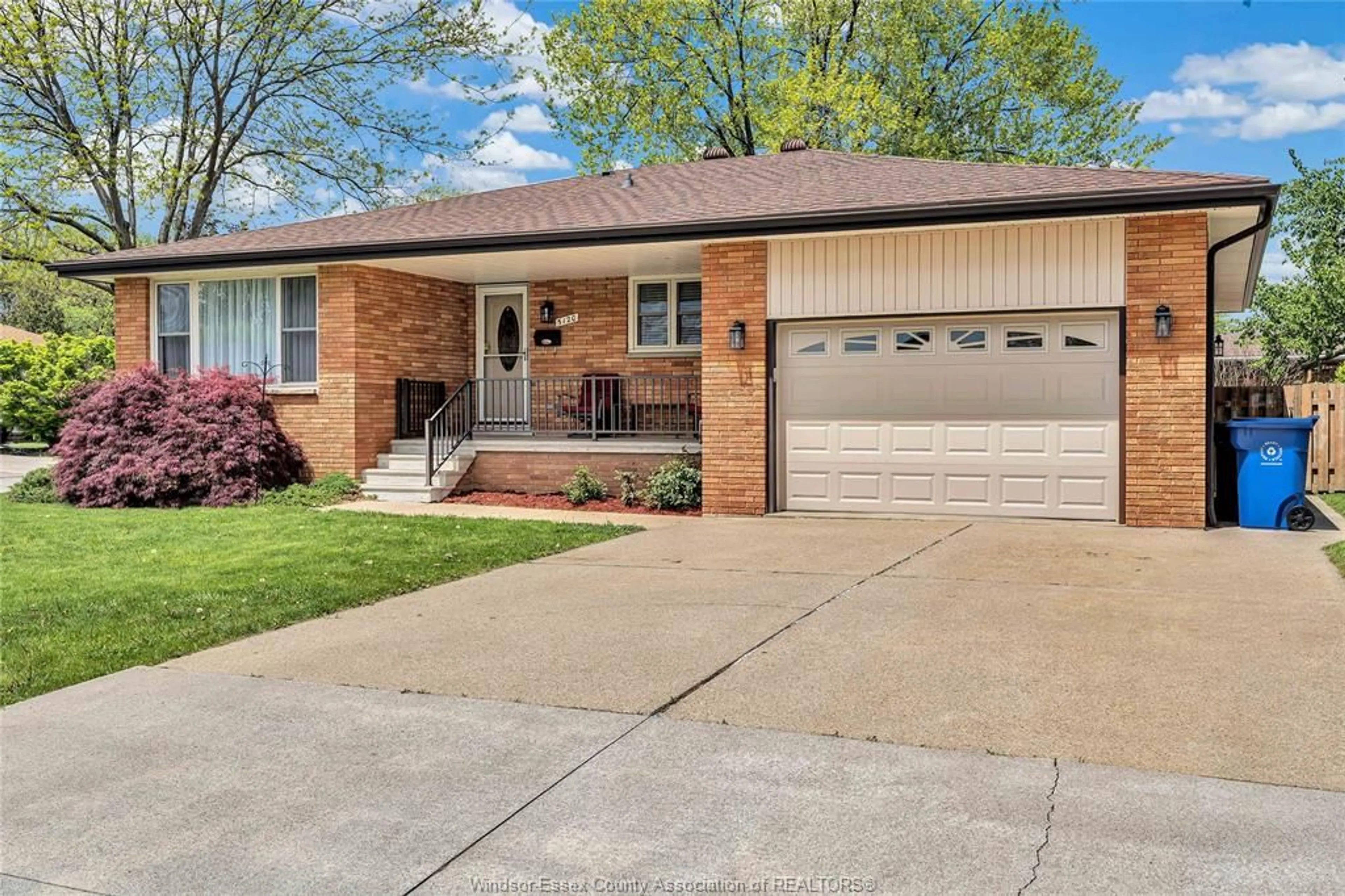 Home with brick exterior material, street for 5120 IRIS PL, Windsor Ontario N8T 1L6