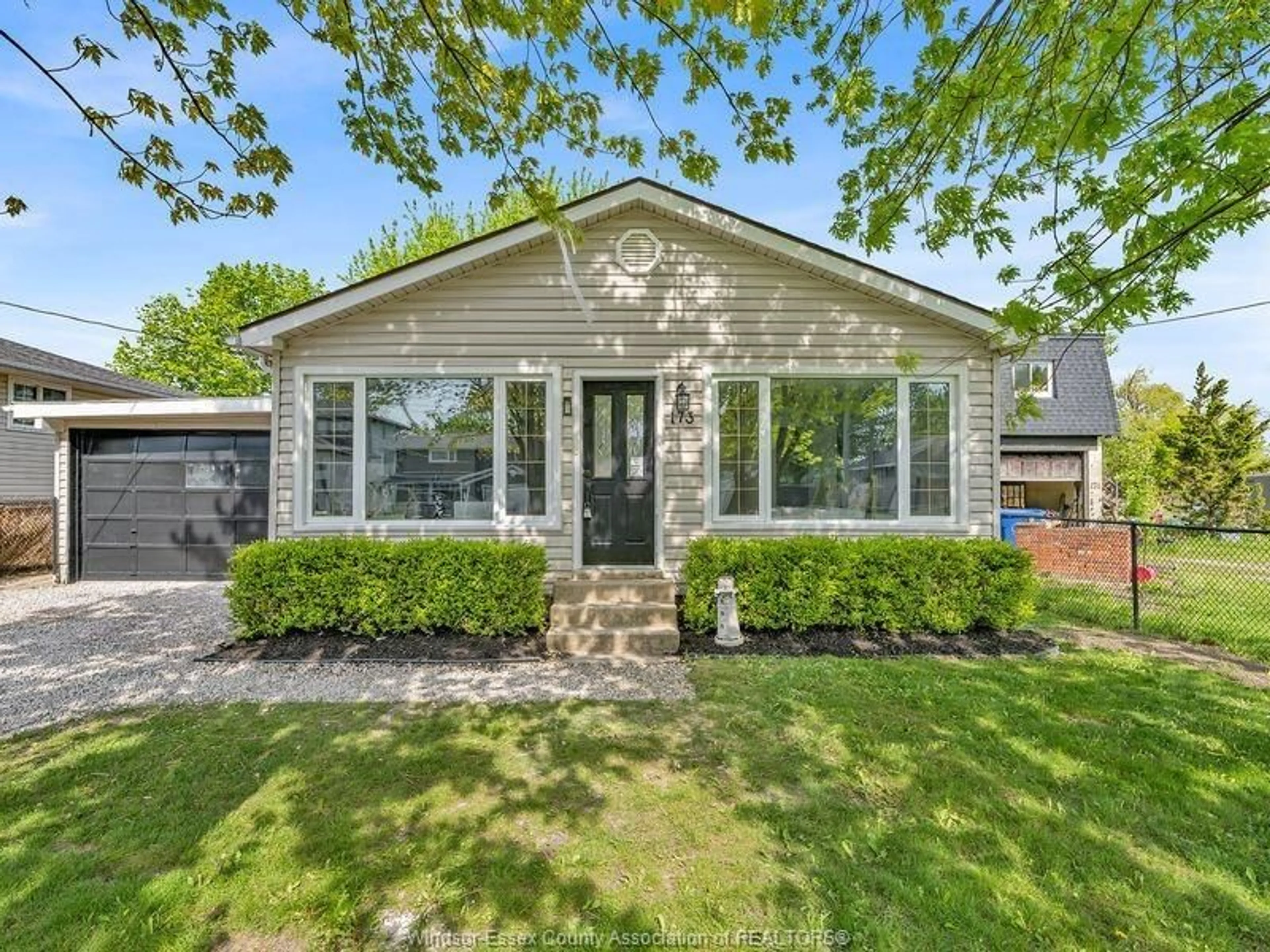 Home with vinyl exterior material, street for 173 MILL St, Lakeshore Ontario N8L 0Y9