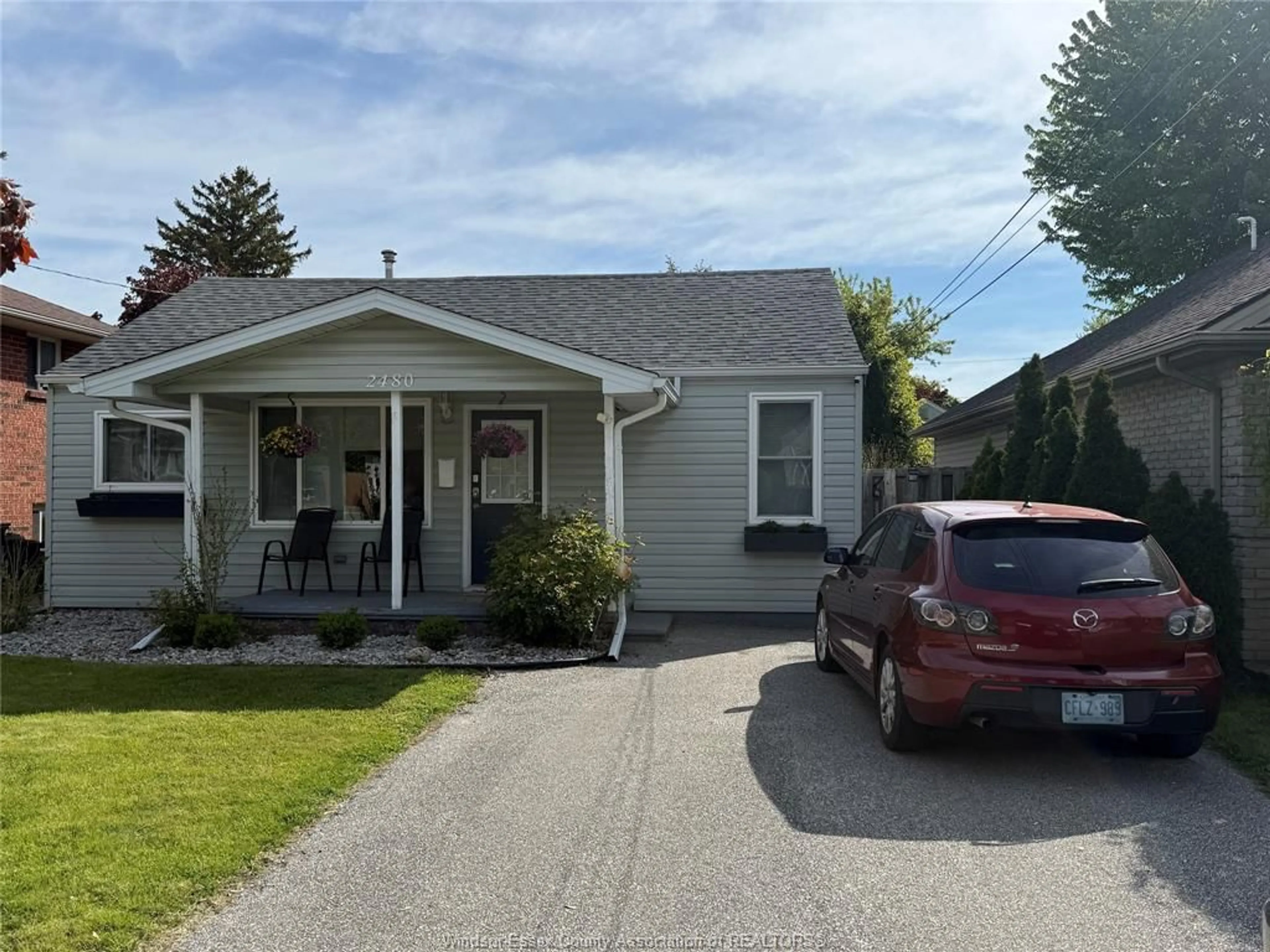 Home with vinyl exterior material, street for 2480 ARTHUR Rd, Windsor Ontario N8W 4V7