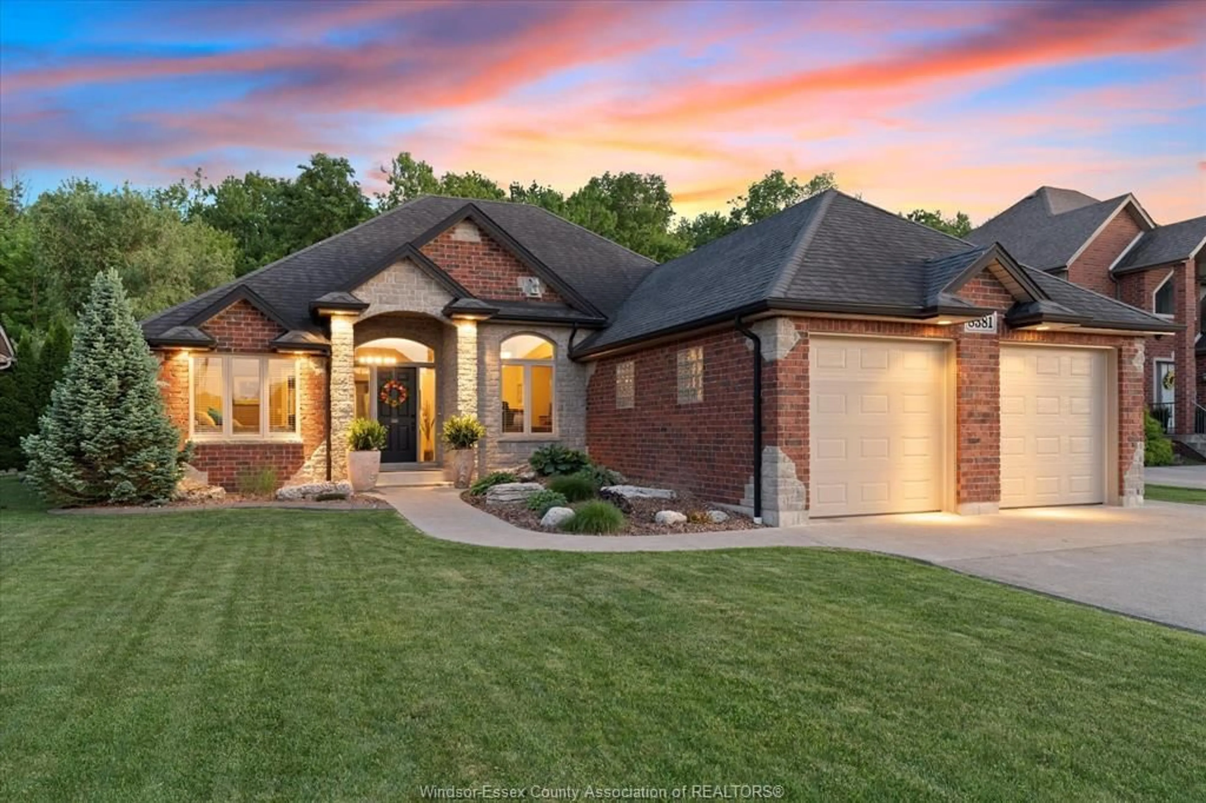 Home with brick exterior material, unknown for 8381 Aalbers Cres, Amherstburg Ontario N0R 1J0