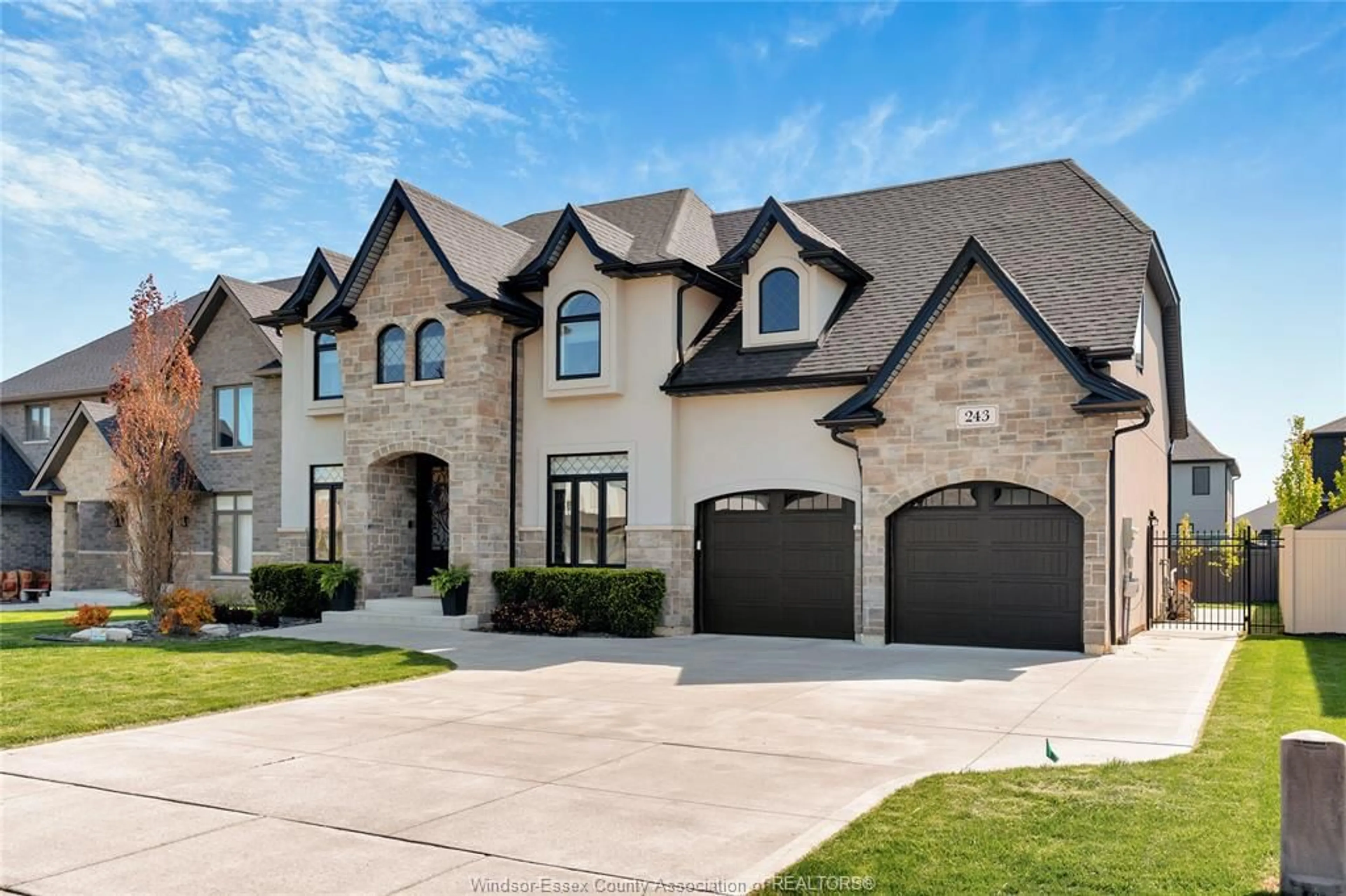 Home with brick exterior material, street for 243 RAFIH Cres, Lakeshore Ontario N8L 1A6