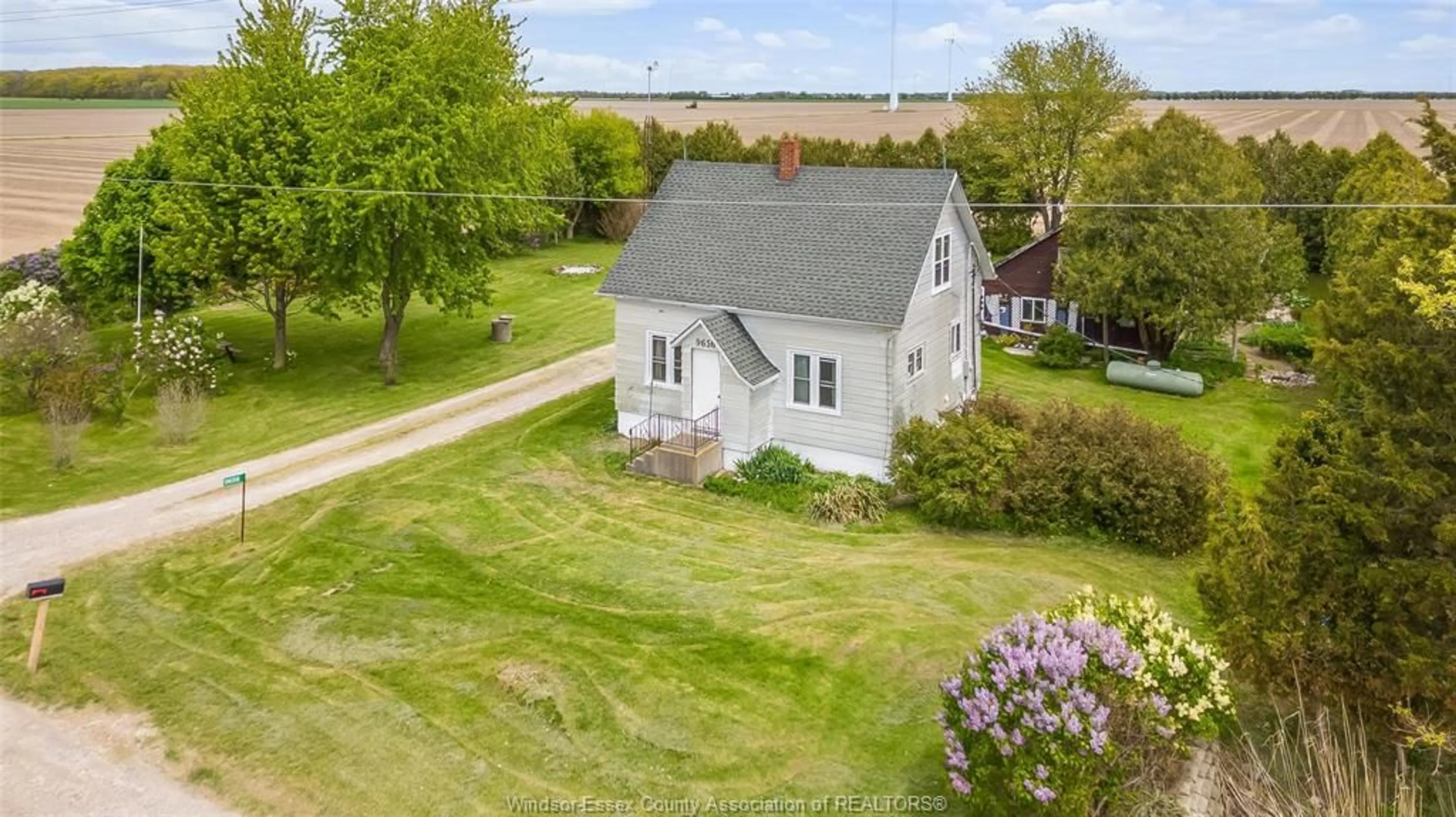 A pic from outside/outdoor area/front of a property/back of a property/a pic from drone, unknown for 9656 GRACEY SIDE Rd, Lakeshore Ontario N0P 1J0
