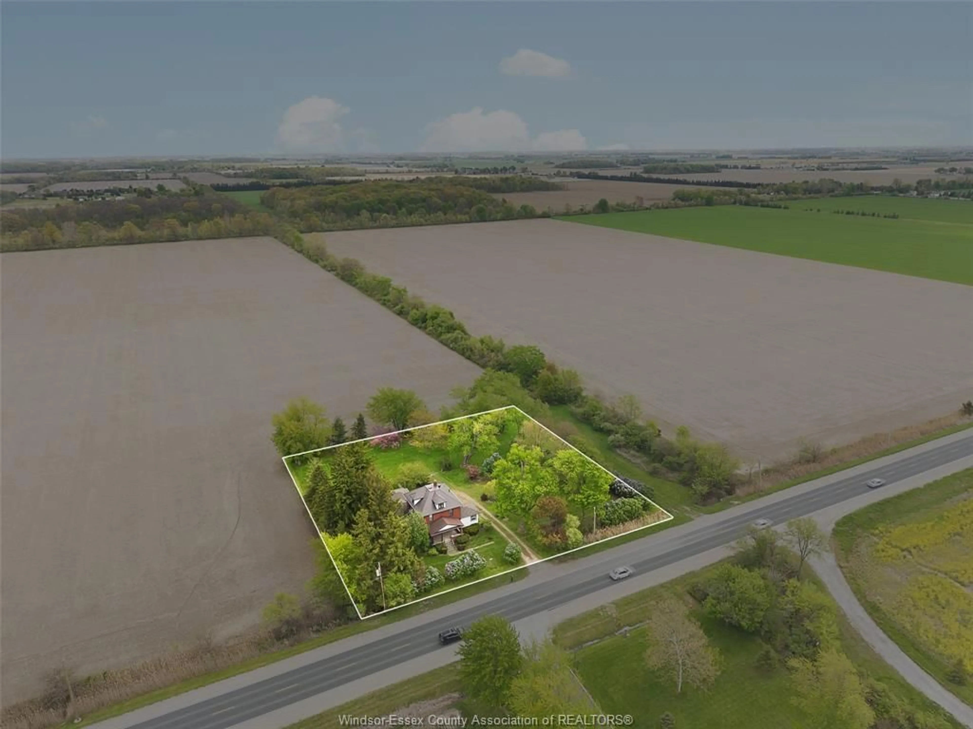 A pic from outside/outdoor area/front of a property/back of a property/a pic from drone, water/lake/river/ocean view for 6964 WALKER ROAD, Oldcastle Ontario N0R 1L0