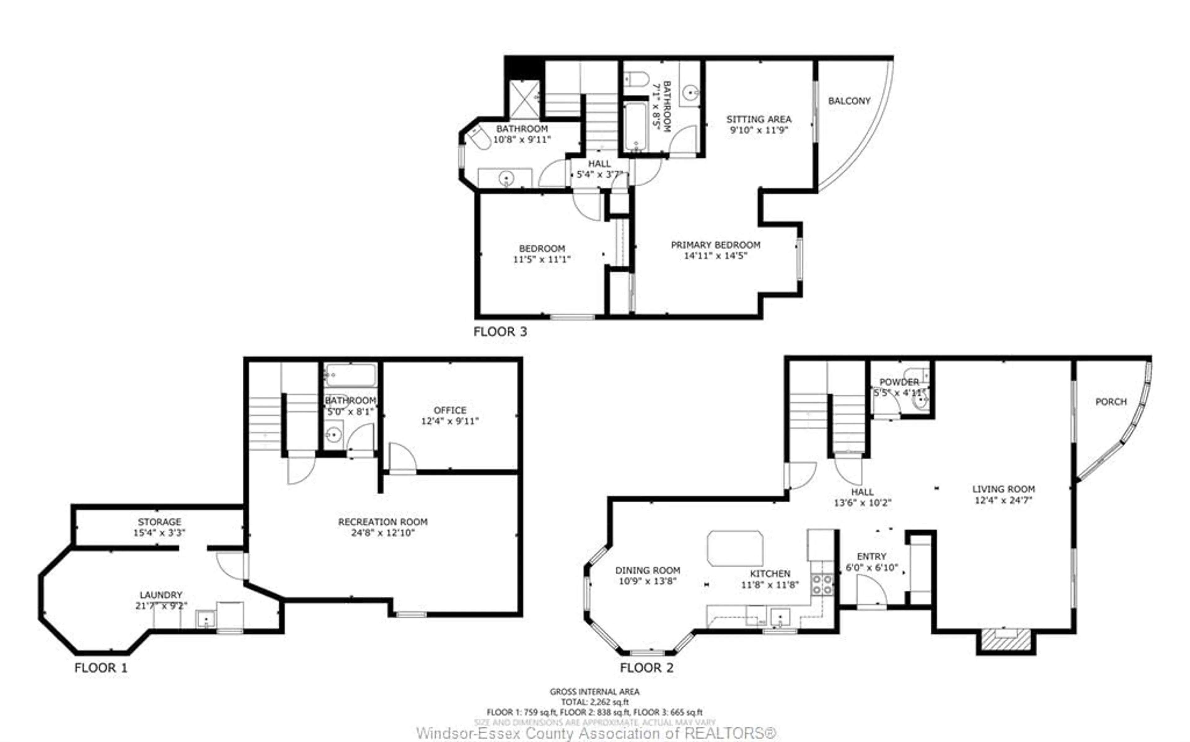 Floor plan for 233 CRYSTAL BAY Dr, Amherstburg Ontario N9V 4A6