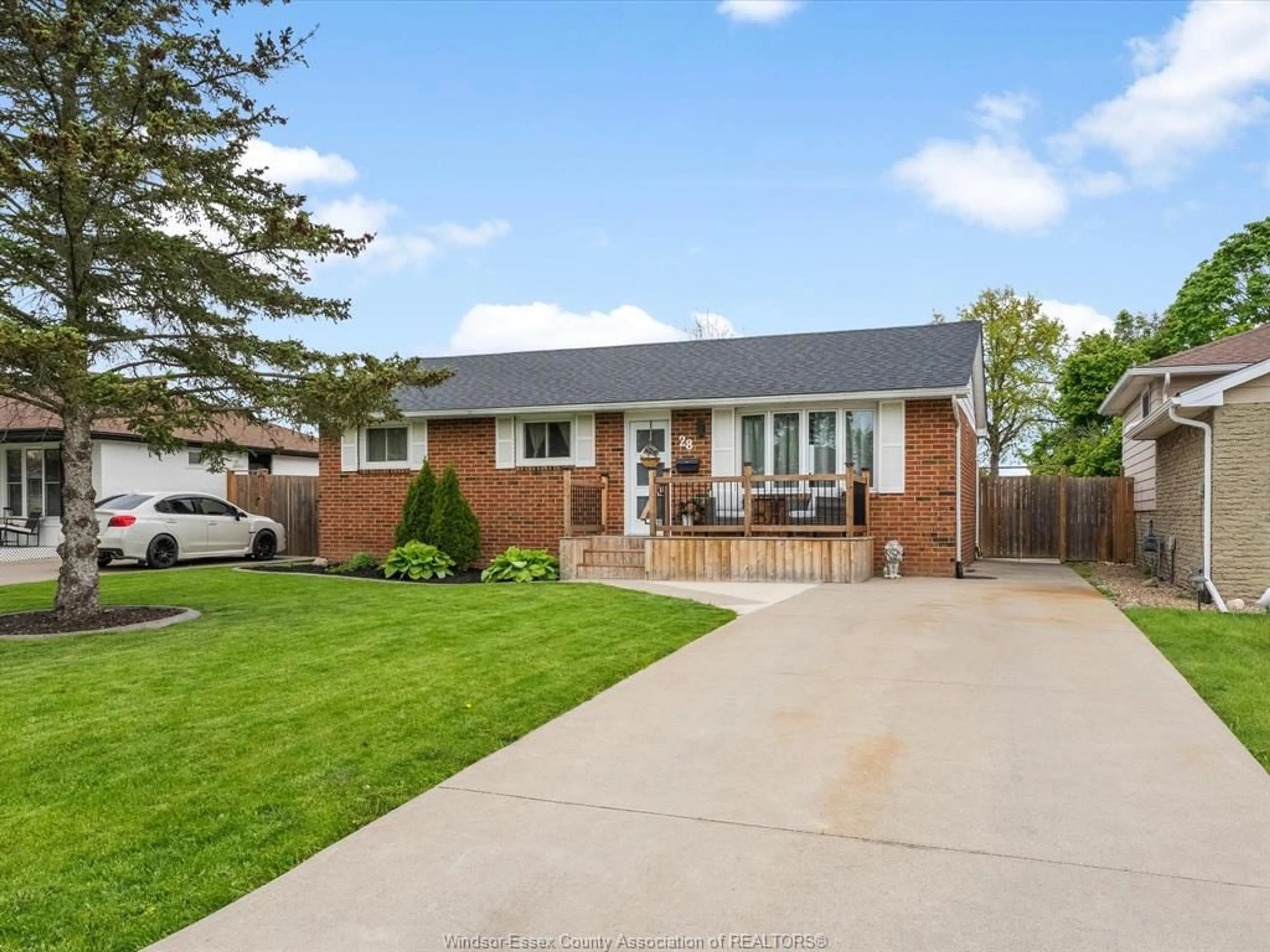 Home with brick exterior material, street for 28 St. Charles, Amherstburg Ontario N9V 3J7