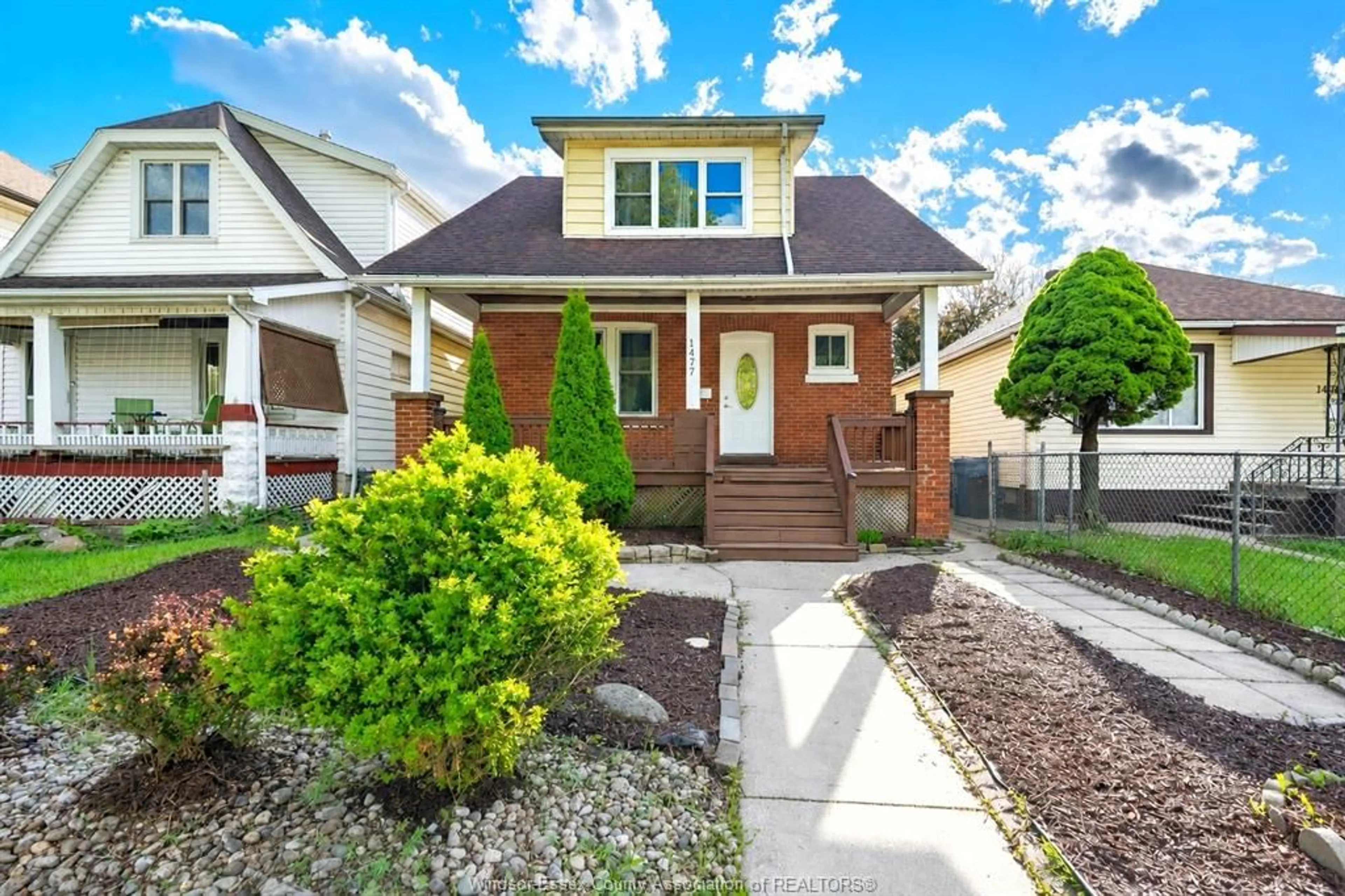 Home with brick exterior material, street for 1477 ELSMERE Ave, Windsor Ontario N8X 4H1