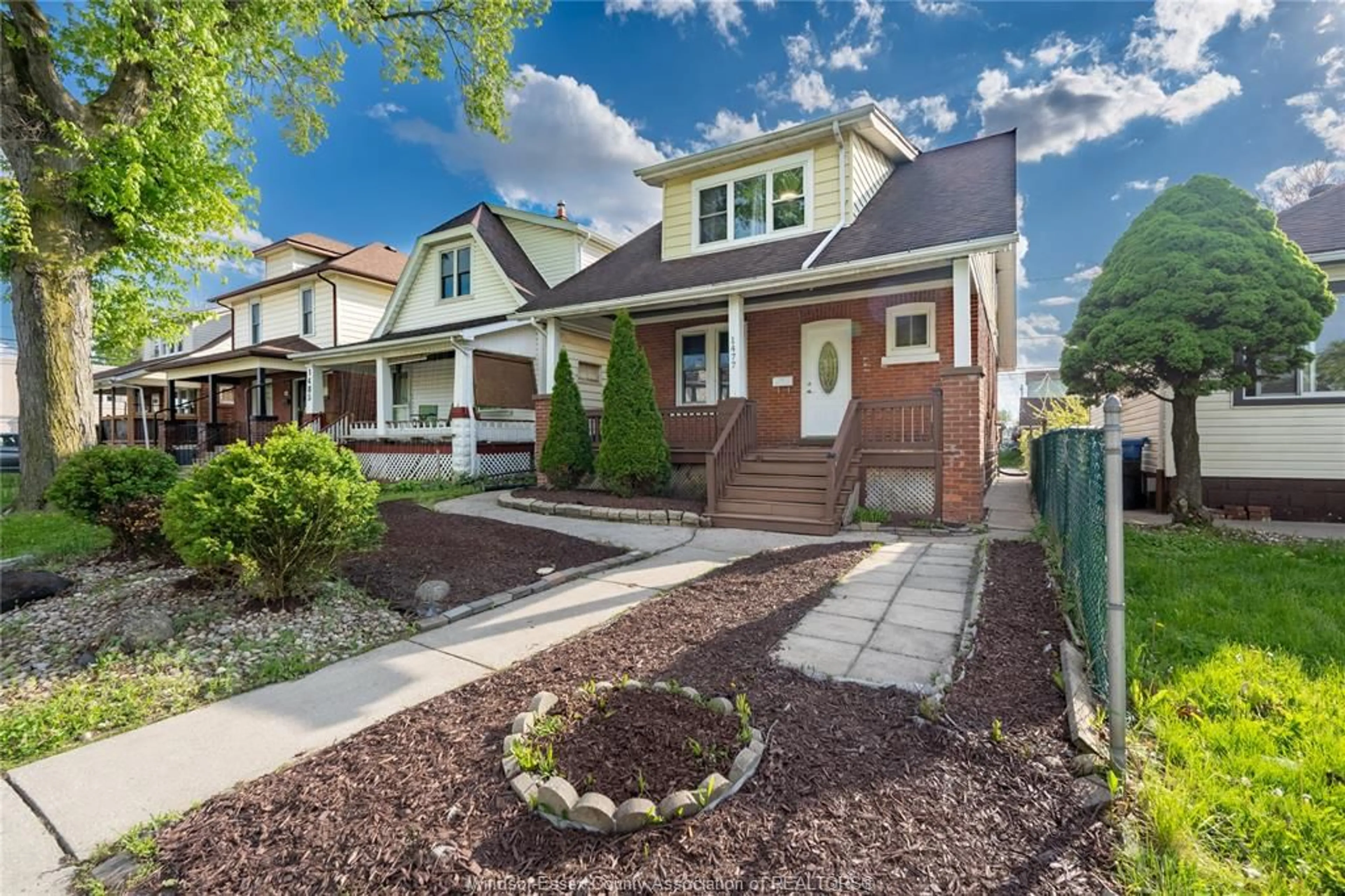 Home with brick exterior material, street for 1477 ELSMERE Ave, Windsor Ontario N8X 4H1