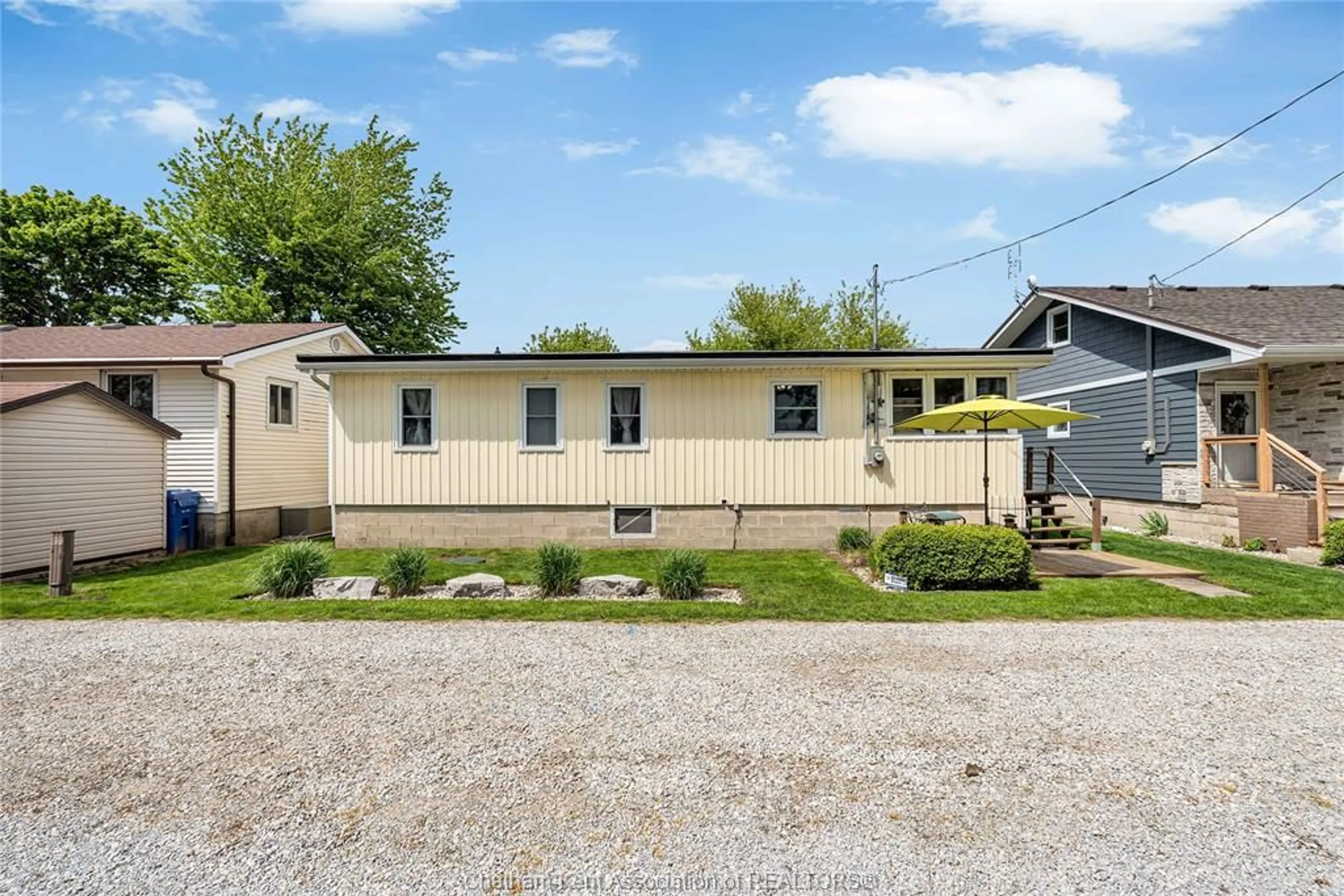 A pic from outside/outdoor area/front of a property/back of a property/a pic from drone, street for 14270 CRYSTAL BEACH Rd, Stoney Point Ontario N0R 1N0