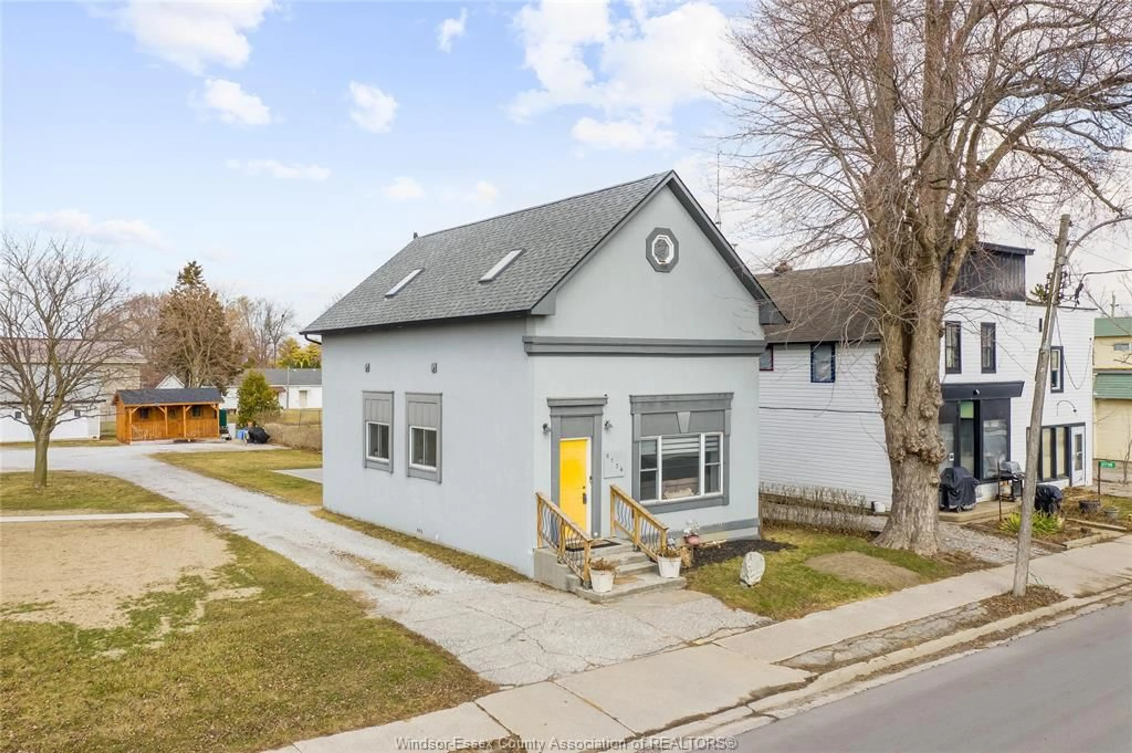 A pic from outside/outdoor area/front of a property/back of a property/a pic from drone, street for 2736 COUNTY RD 42, St. Joachim Ontario N0R 1S0