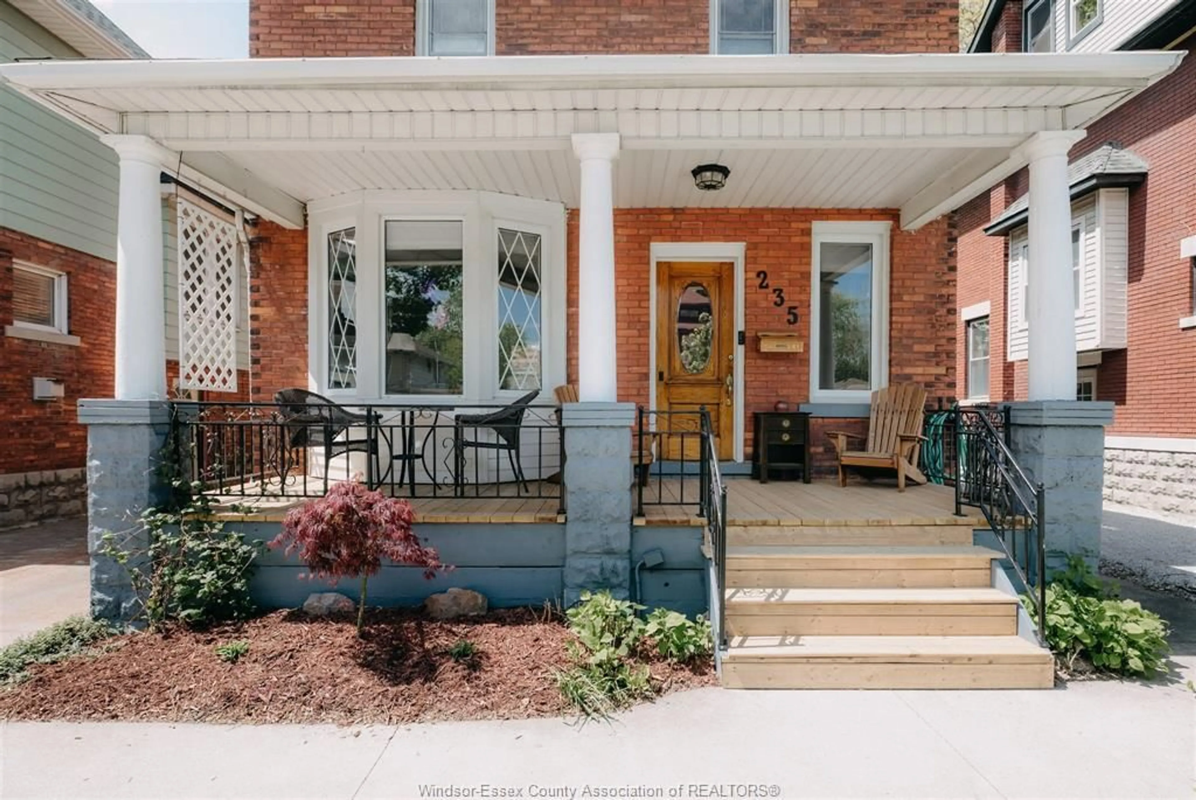 Home with brick exterior material, street for 235 Oak Ave, Windsor Ontario N9A 5E5