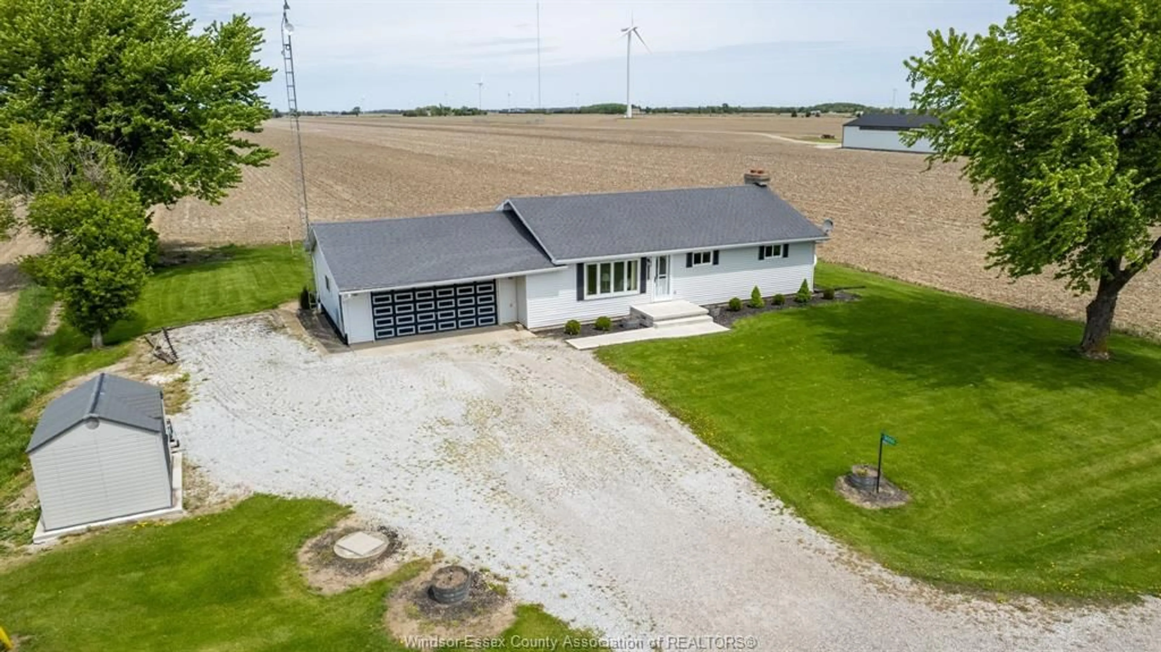 A pic from outside/outdoor area/front of a property/back of a property/a pic from drone, building for 8000 COUNTY ROAD 8, Lakeshore Ontario N0P 2J0