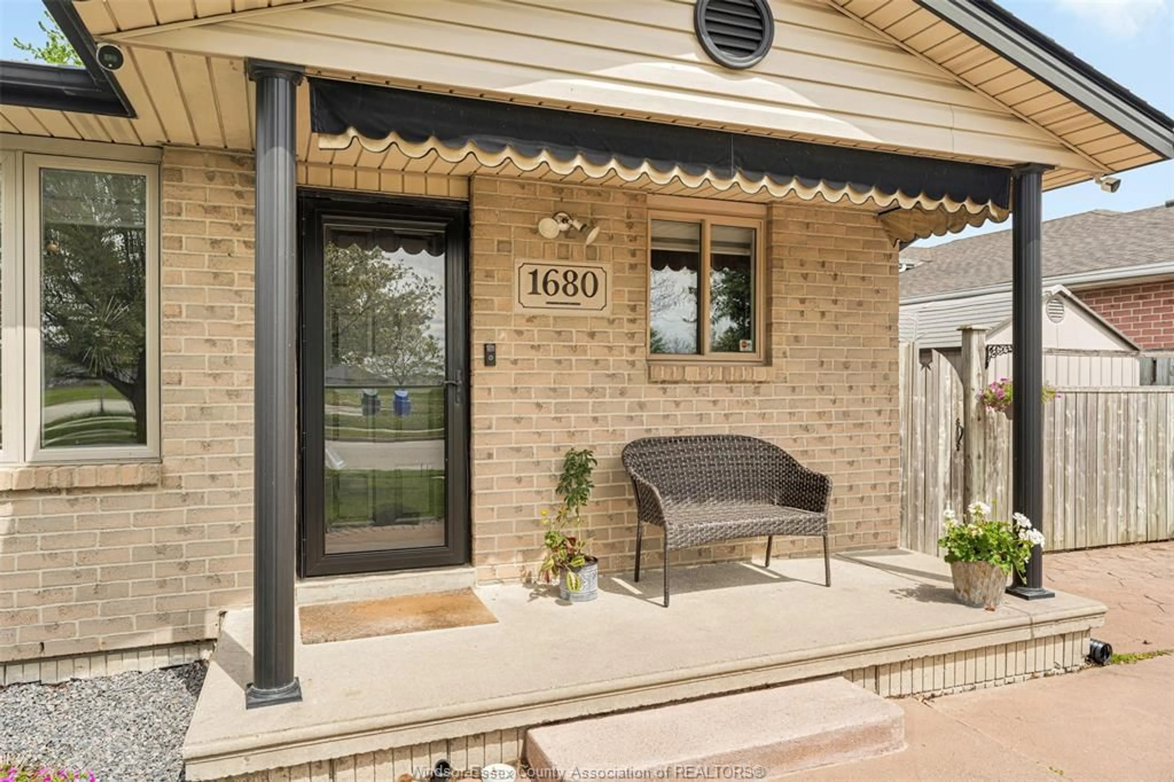 Home with brick exterior material, street for 1680 CALDERWOOD Ave, Windsor Ontario N8W 5V2