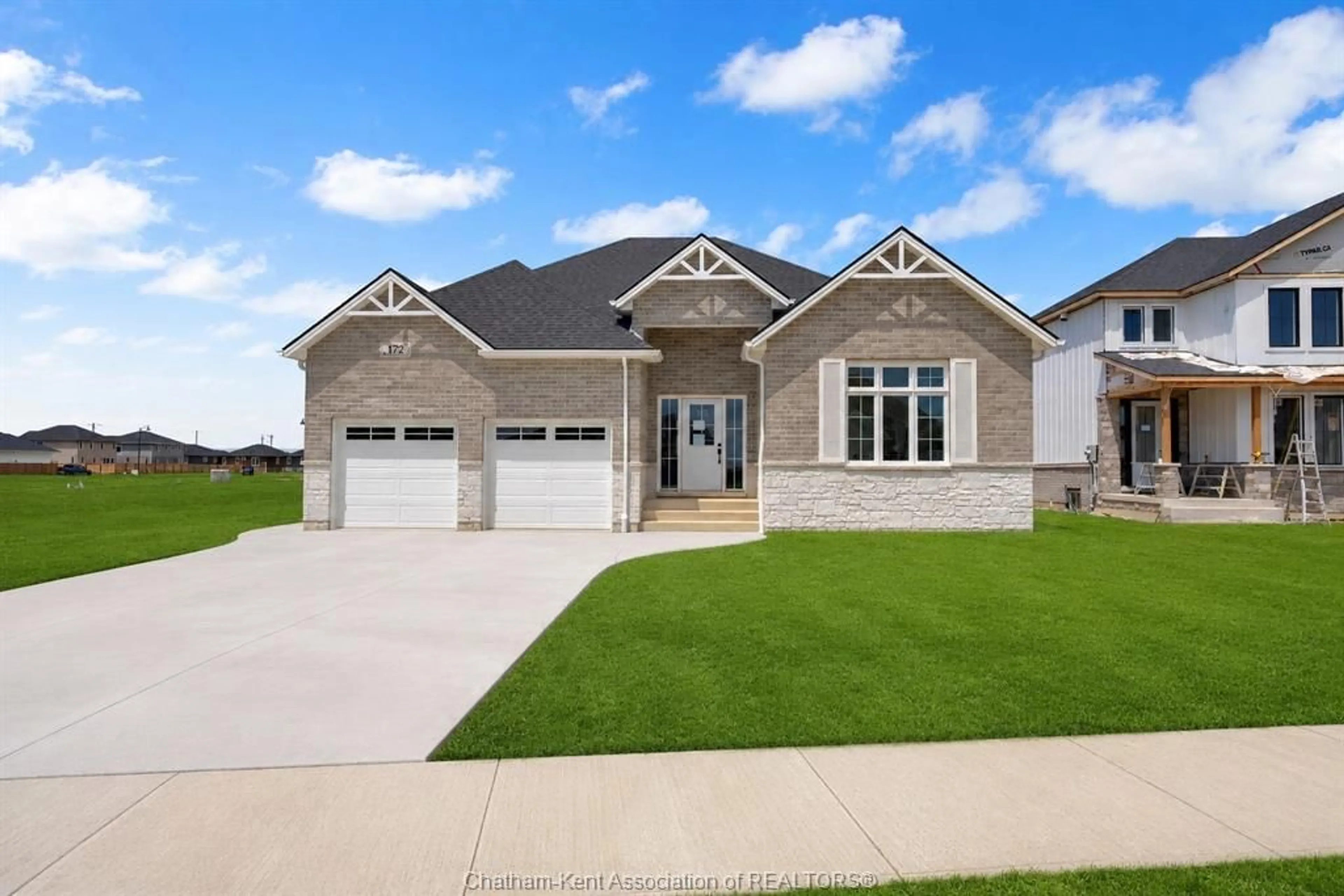 Home with brick exterior material, street for 18 Rosewood Cres, Chatham Ontario N7M 0V4