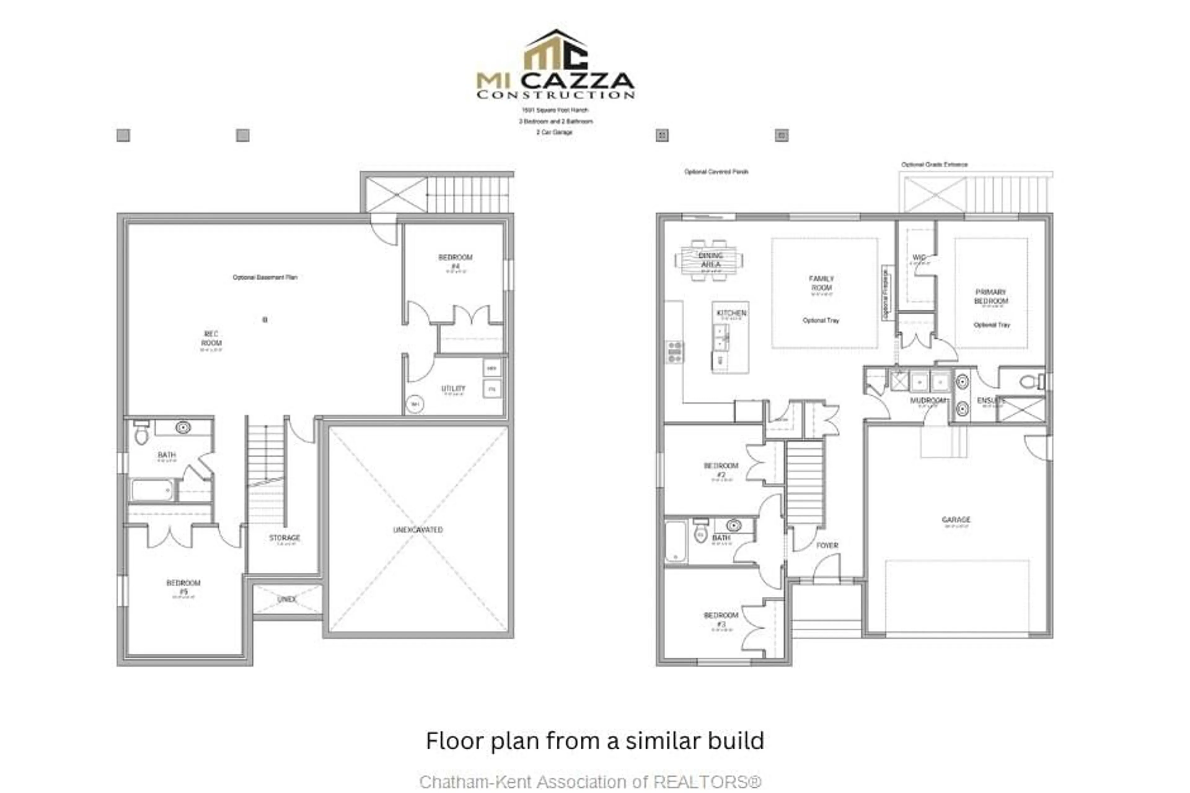 Floor plan for 18 Rosewood Cres, Chatham Ontario N7M 0V4