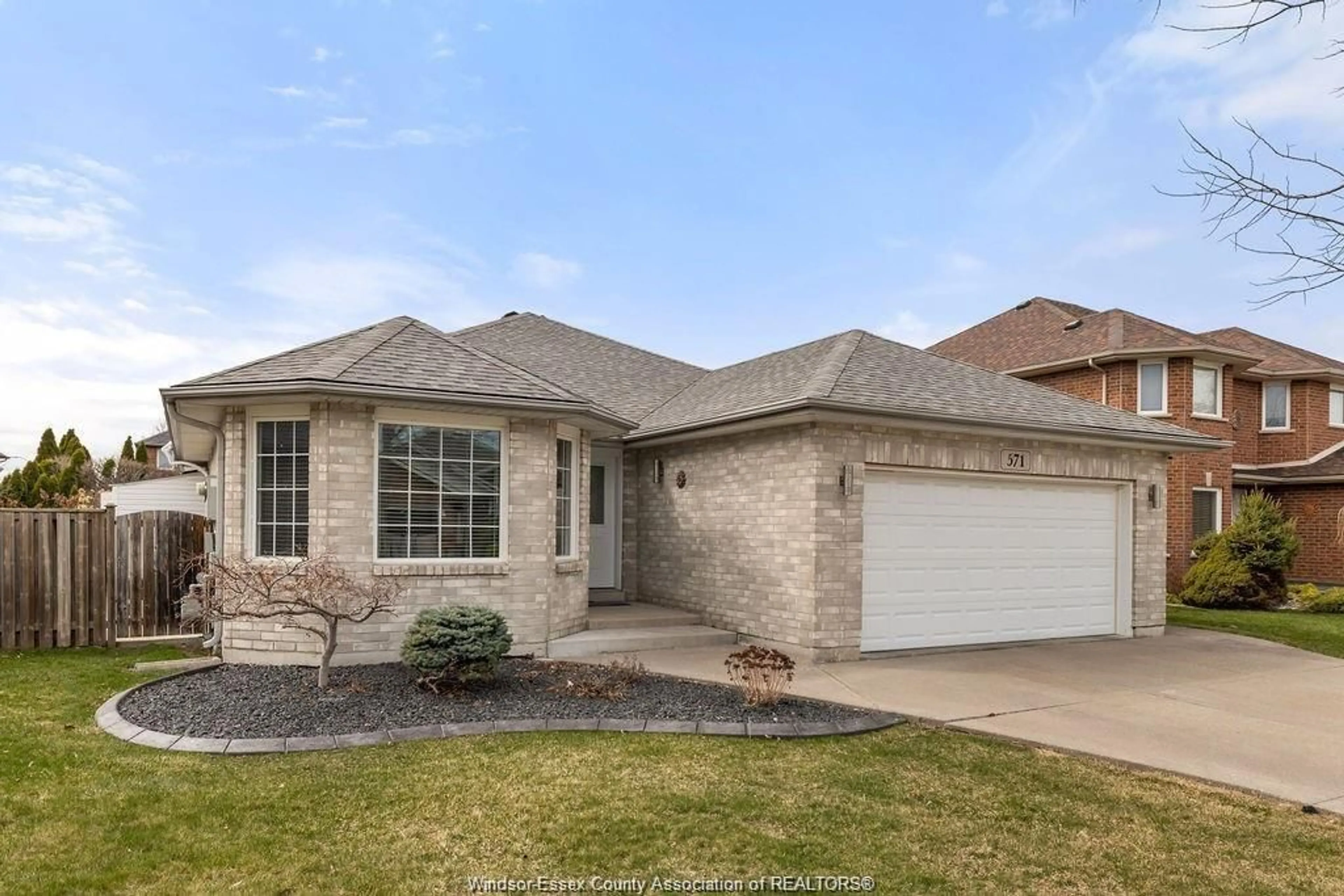Home with brick exterior material, street for 571 BANWELL Rd, Windsor Ontario N8P 1J8