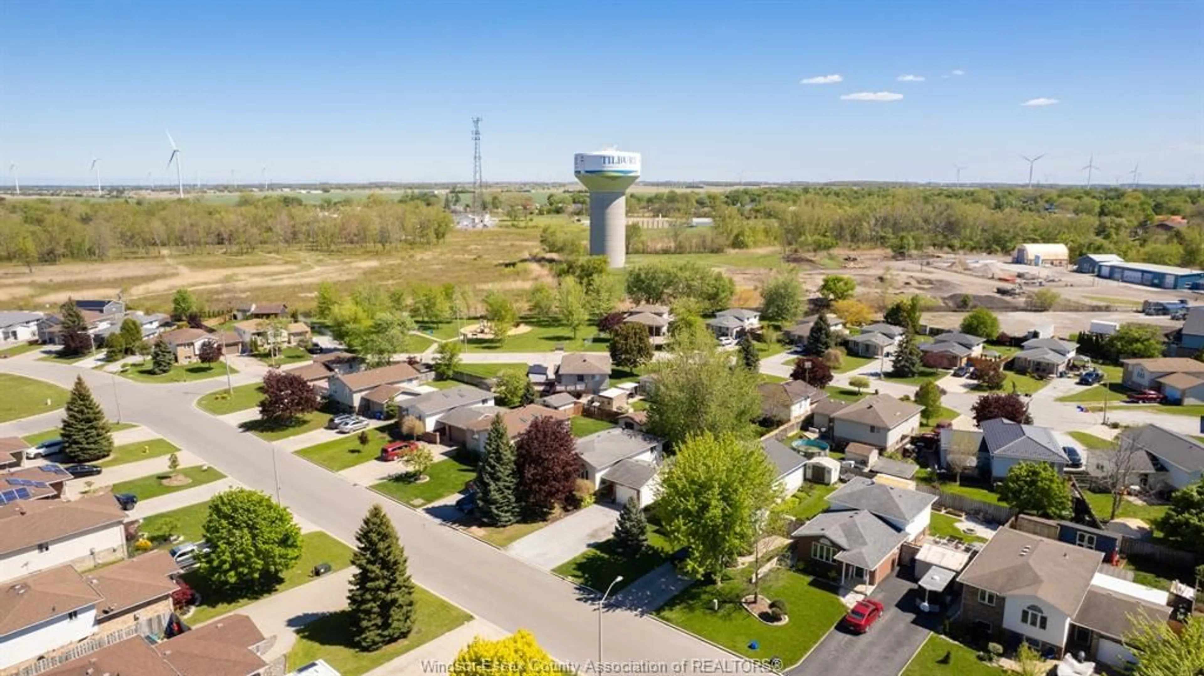 A pic from outside/outdoor area/front of a property/back of a property/a pic from drone, street for 11 AZAR Ave, Tilbury Ontario N0P 2L0