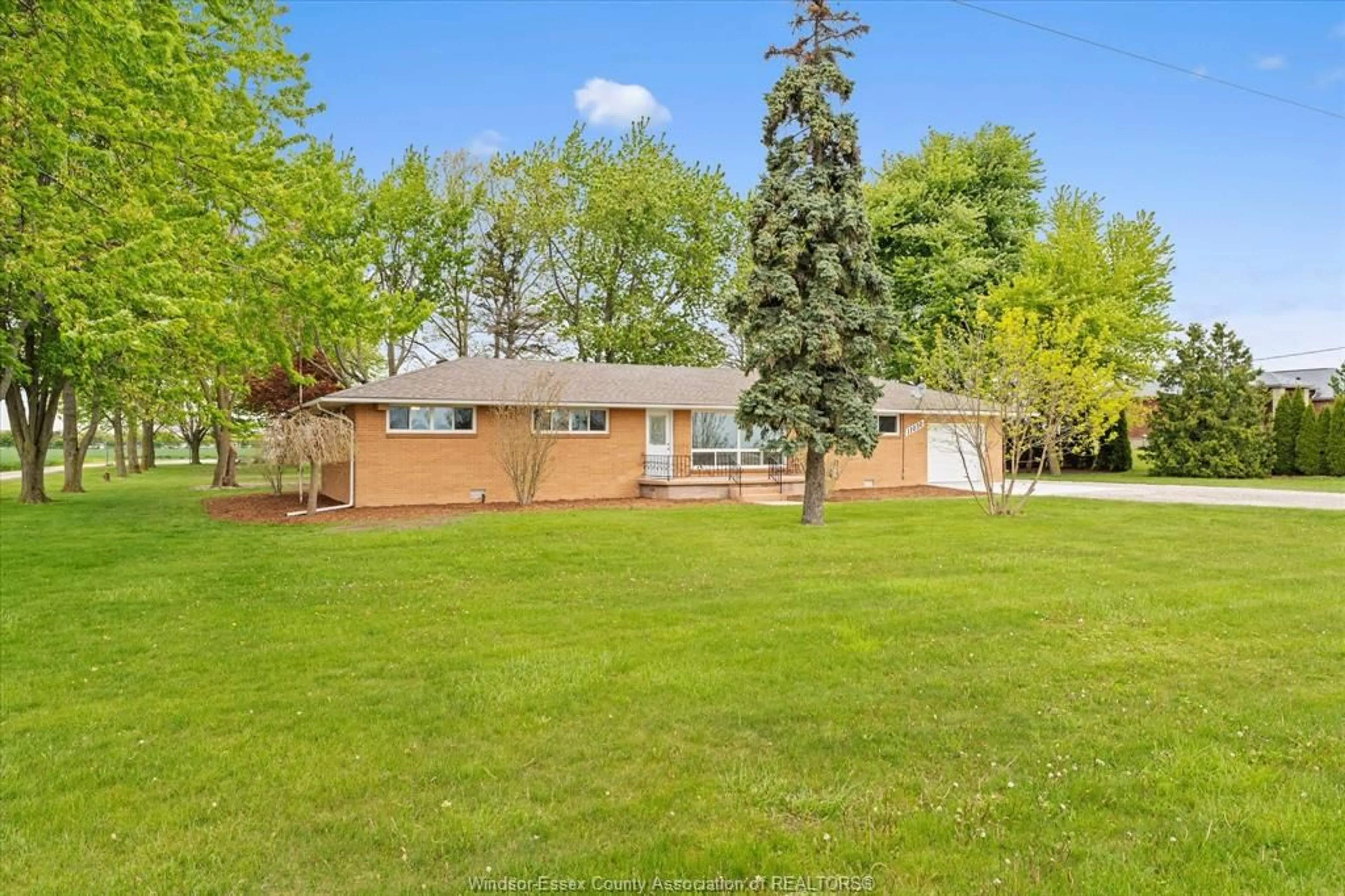 A pic from outside/outdoor area/front of a property/back of a property/a pic from drone, street for 11030 WALKER SIDE ROAD, McGregor Ontario N8M 2X6