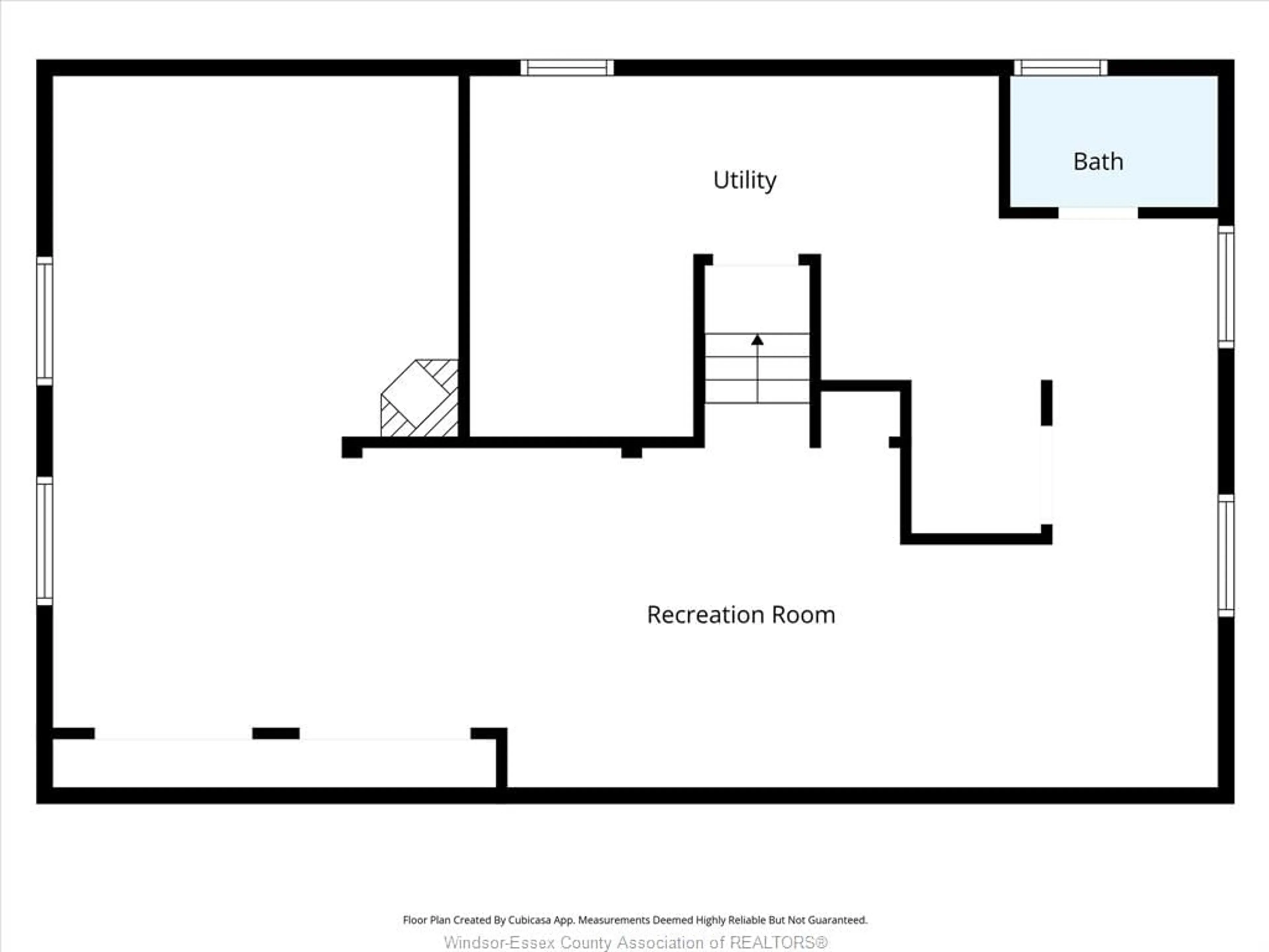 Floor plan for 1384 GRANVILLE Cres, Windsor Ontario N9C 3N8