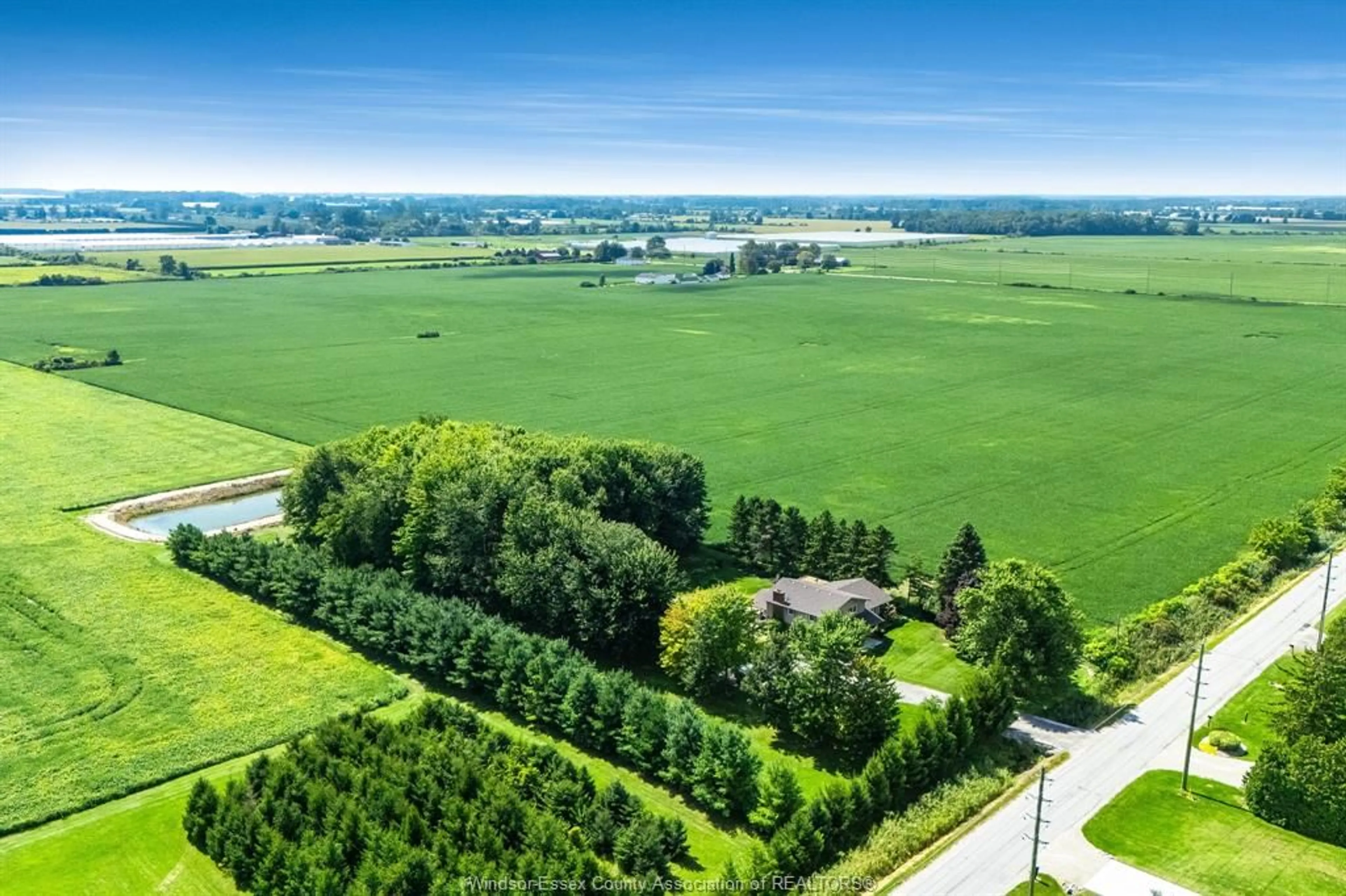 A pic from outside/outdoor area/front of a property/back of a property/a pic from drone, forest/trees view for 863 Road 6, Ruthven Ontario N0P 2G0