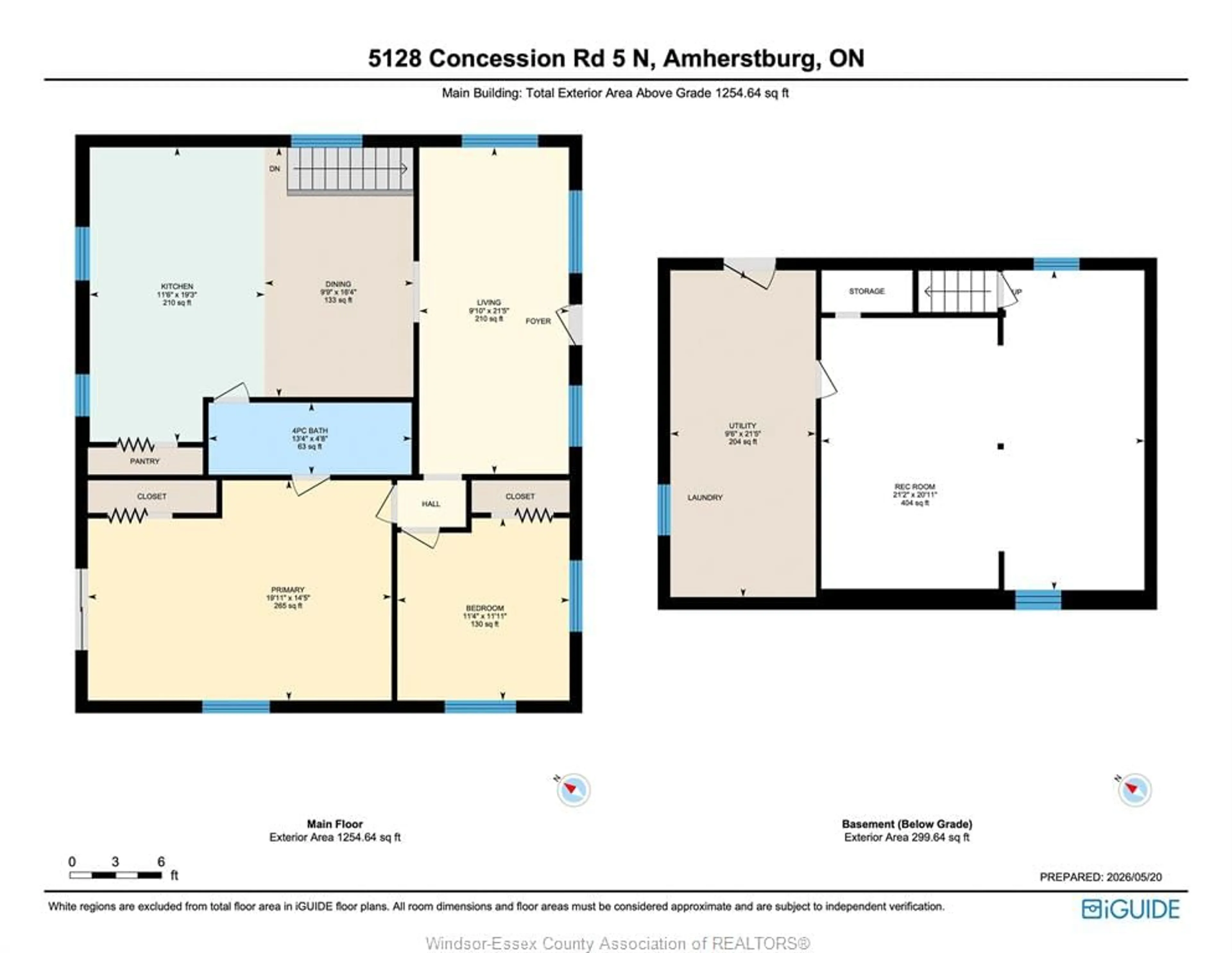 Floor plan for 5128 Concession 5 Rd, Amherstburg Ontario N9V 9Y9