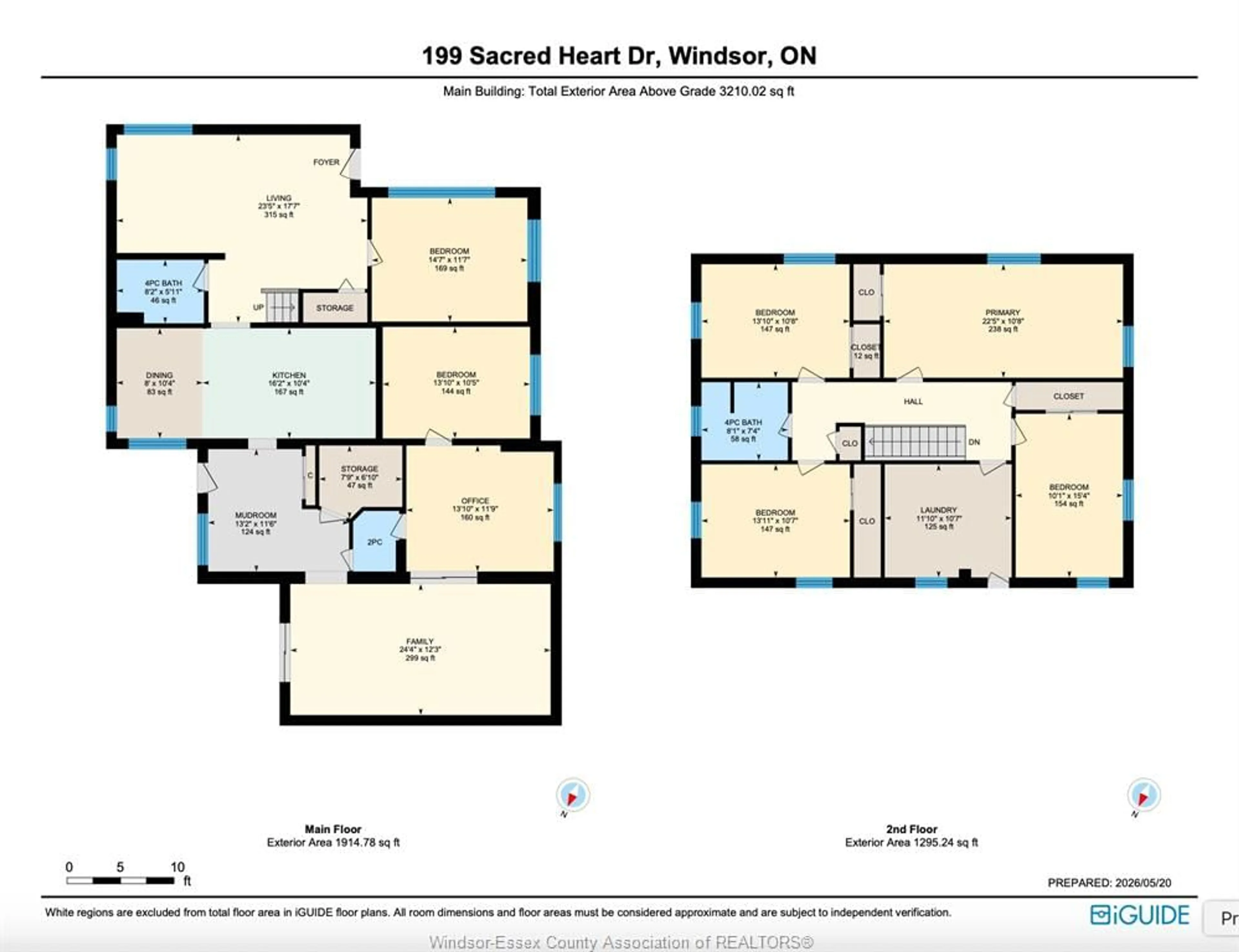 Floor plan for 199 SACRED HEART Dr, LaSalle Ontario N9J 1S6