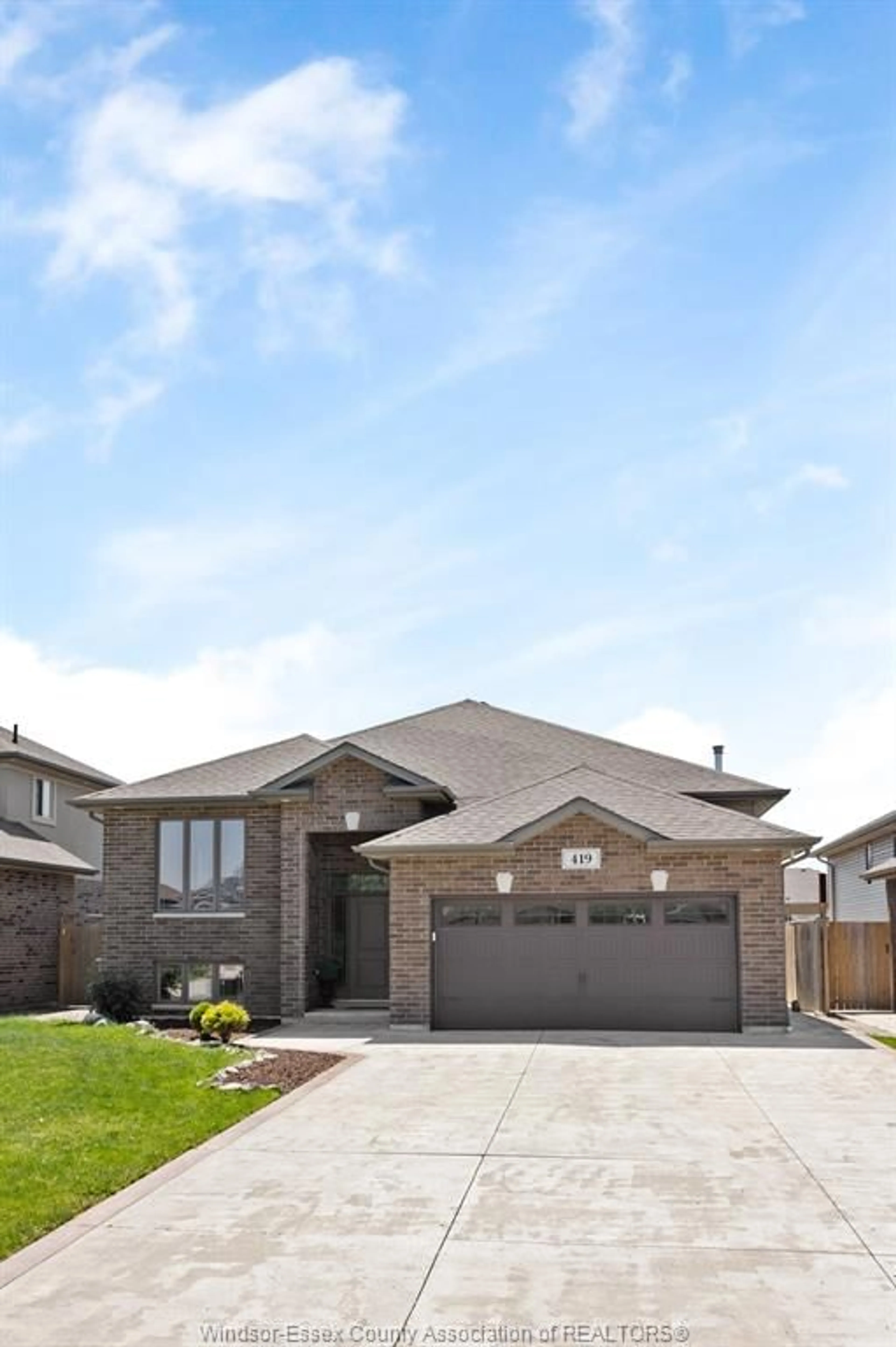 Home with brick exterior material, street for 419 BROWN Cres, Amherstburg Ontario N9V 0C1
