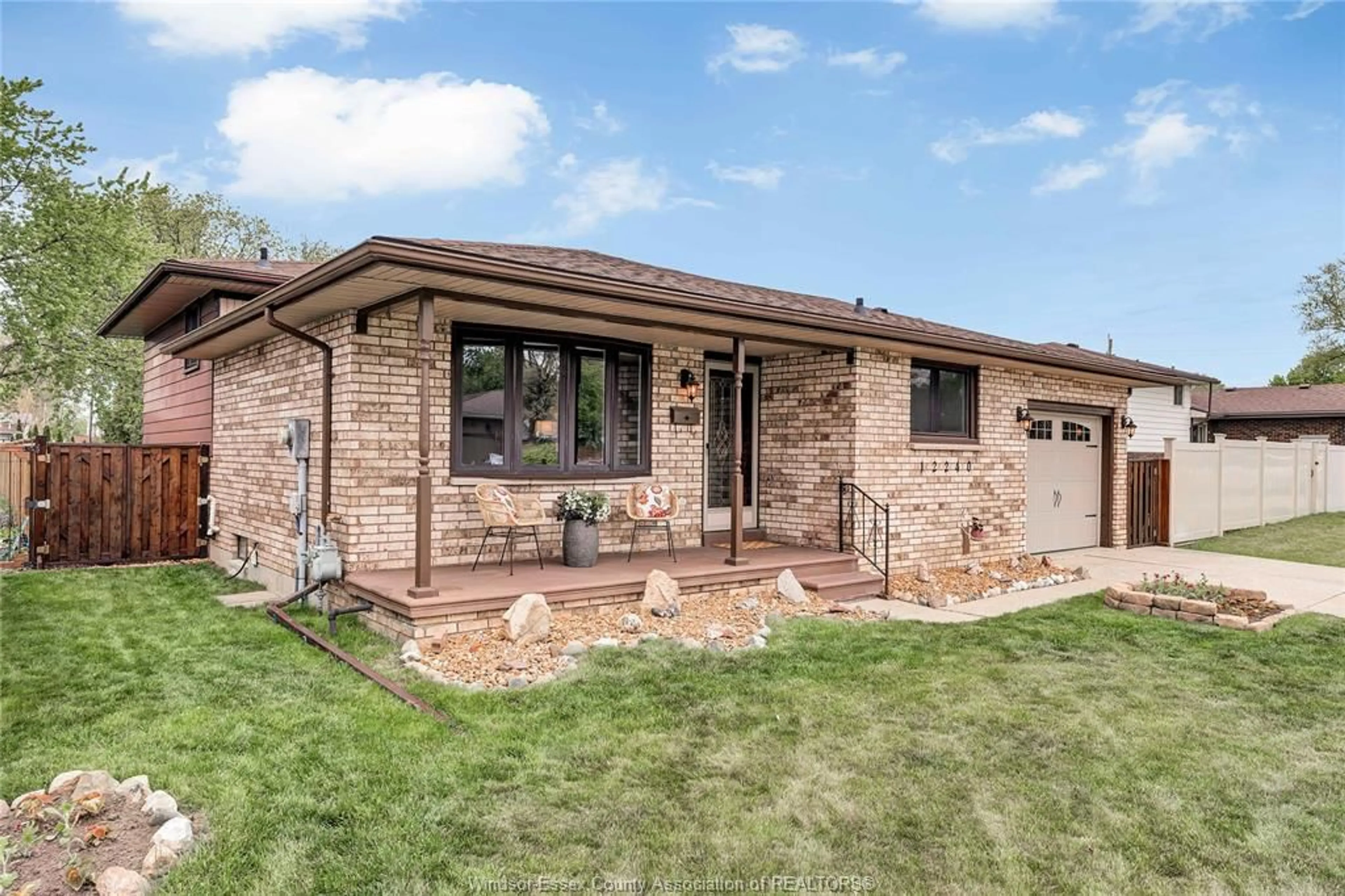 Home with brick exterior material, street for 12240 CEDARWOOD, Tecumseh Ontario N8N 2W2