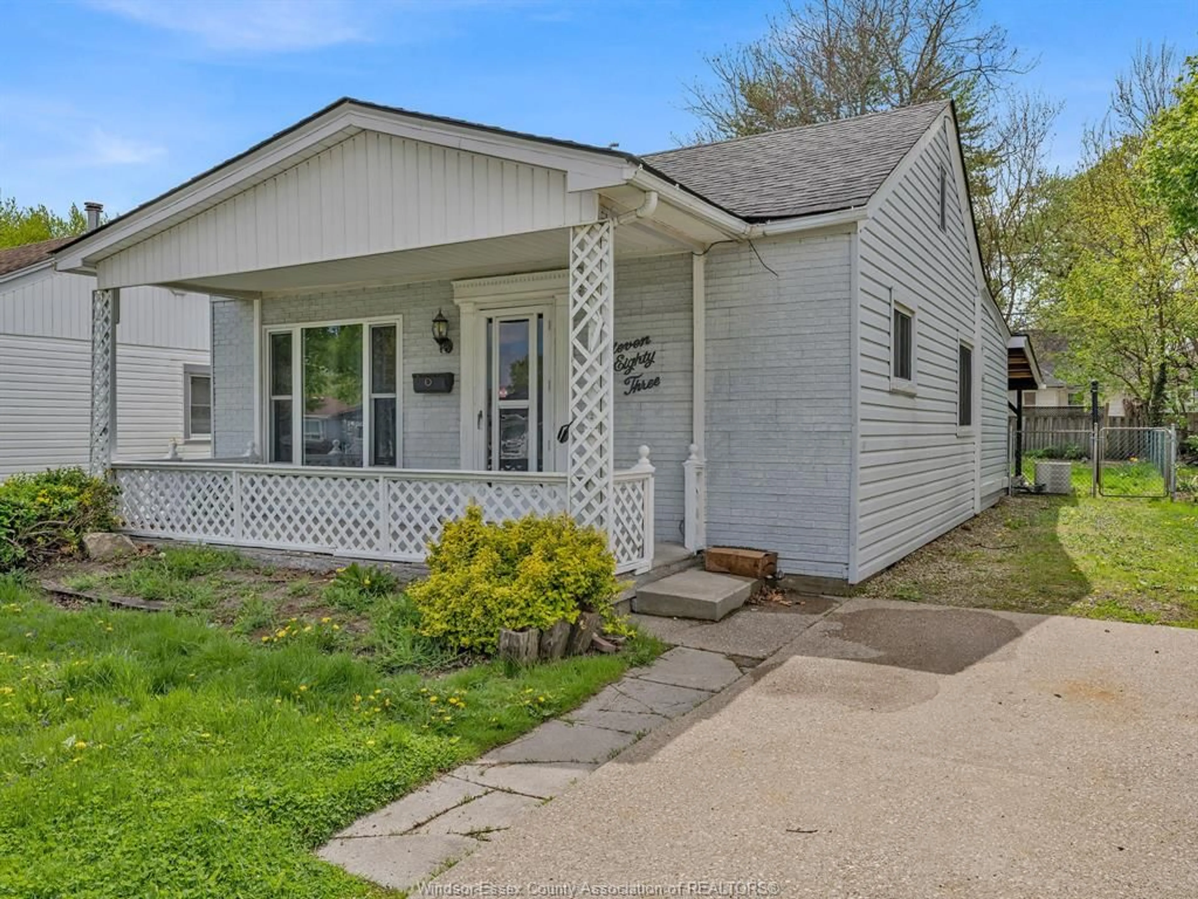 Home with vinyl exterior material, street for 1183 FELIX Ave, Windsor Ontario N9C 3L6