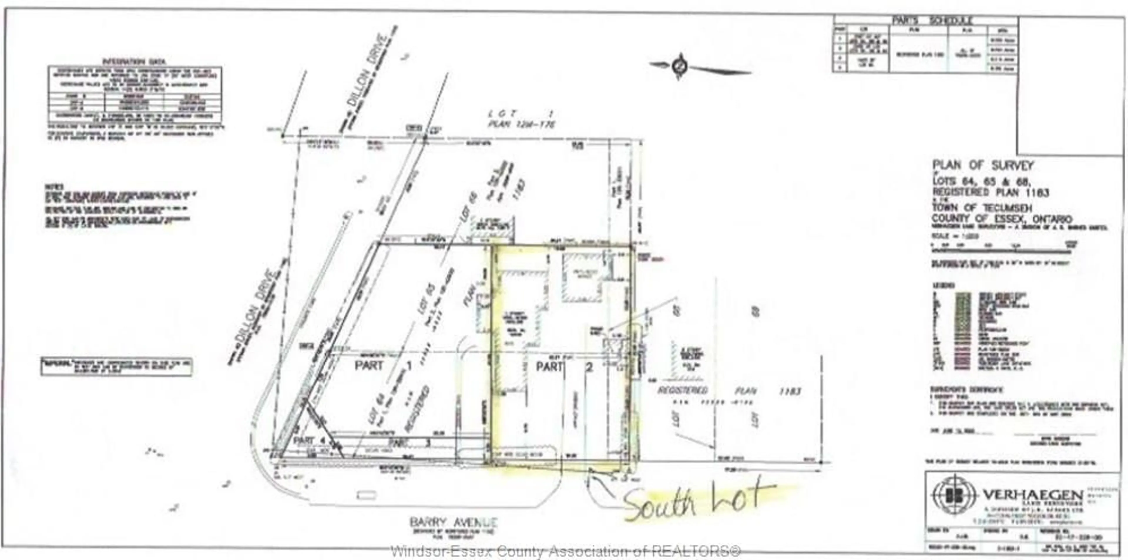 Floor plan for V/L BARRY #SOUTH LOT, Tecumseh Ontario N8N 1E1