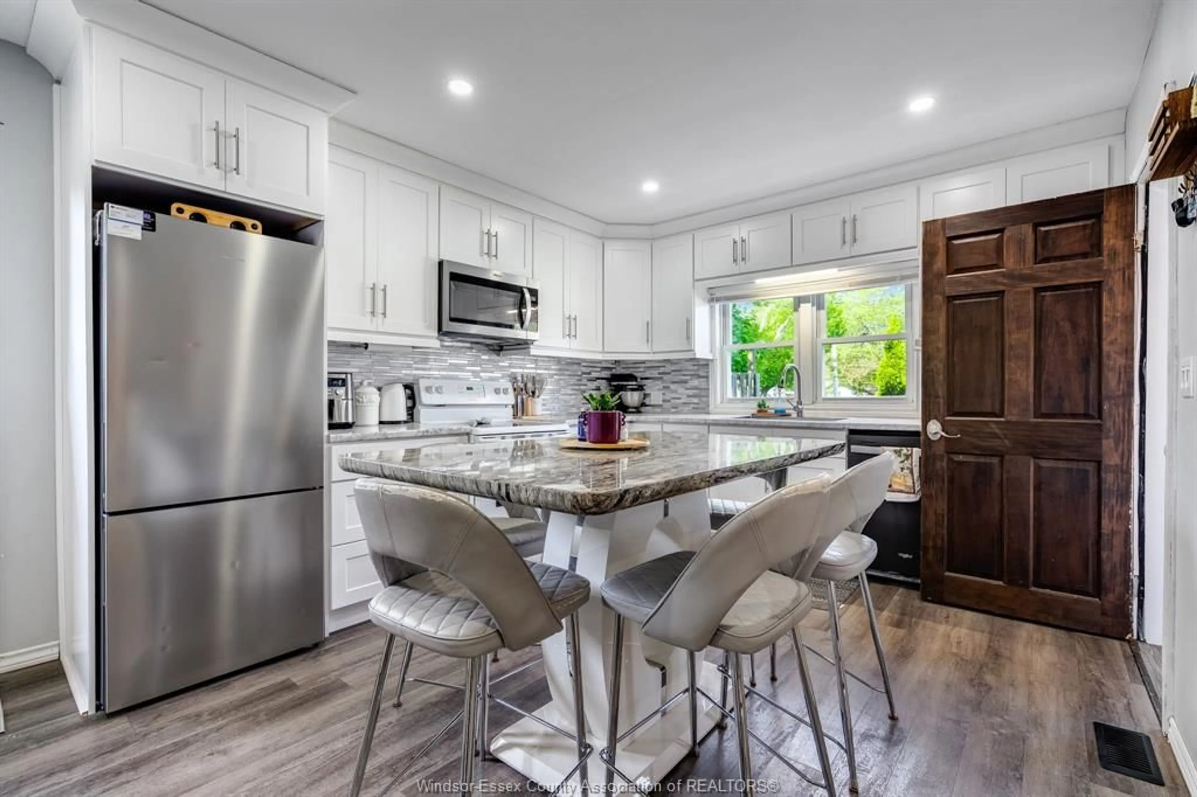 Contemporary kitchen, ceramic/tile floor for 20 Buchanan St, Wheatley Ontario N0P 2P0