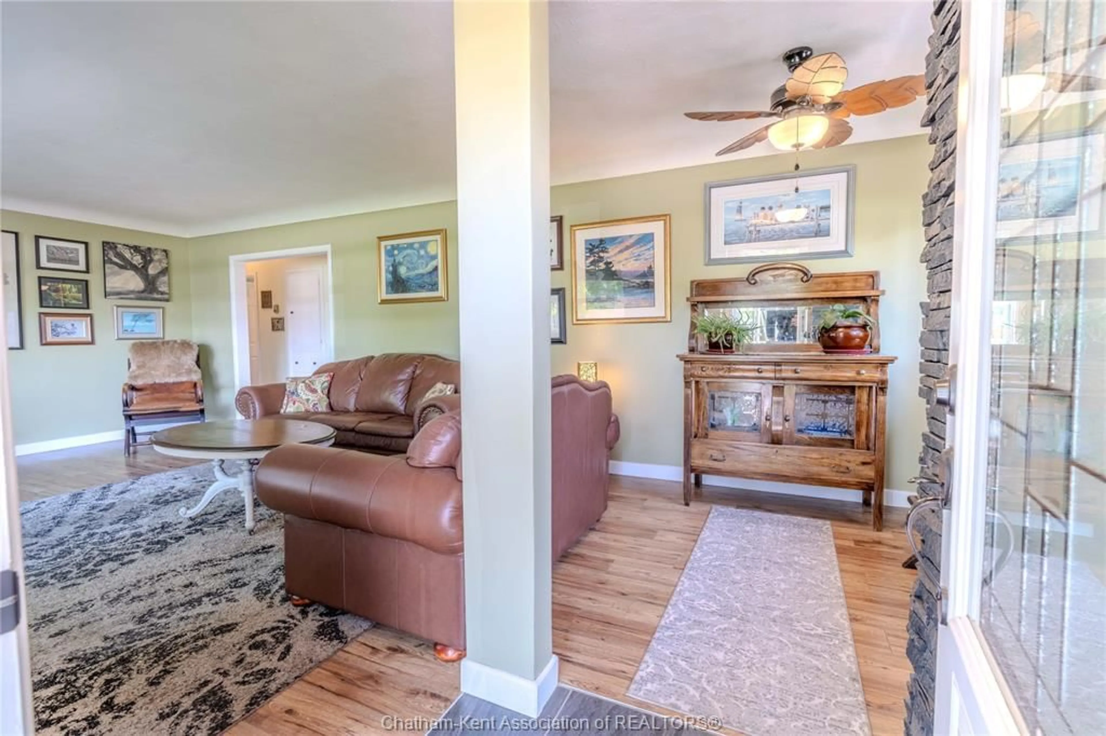 Living room with furniture, unknown for 63 Warwick Dr, Wallaceburg Ontario N8A 3N4