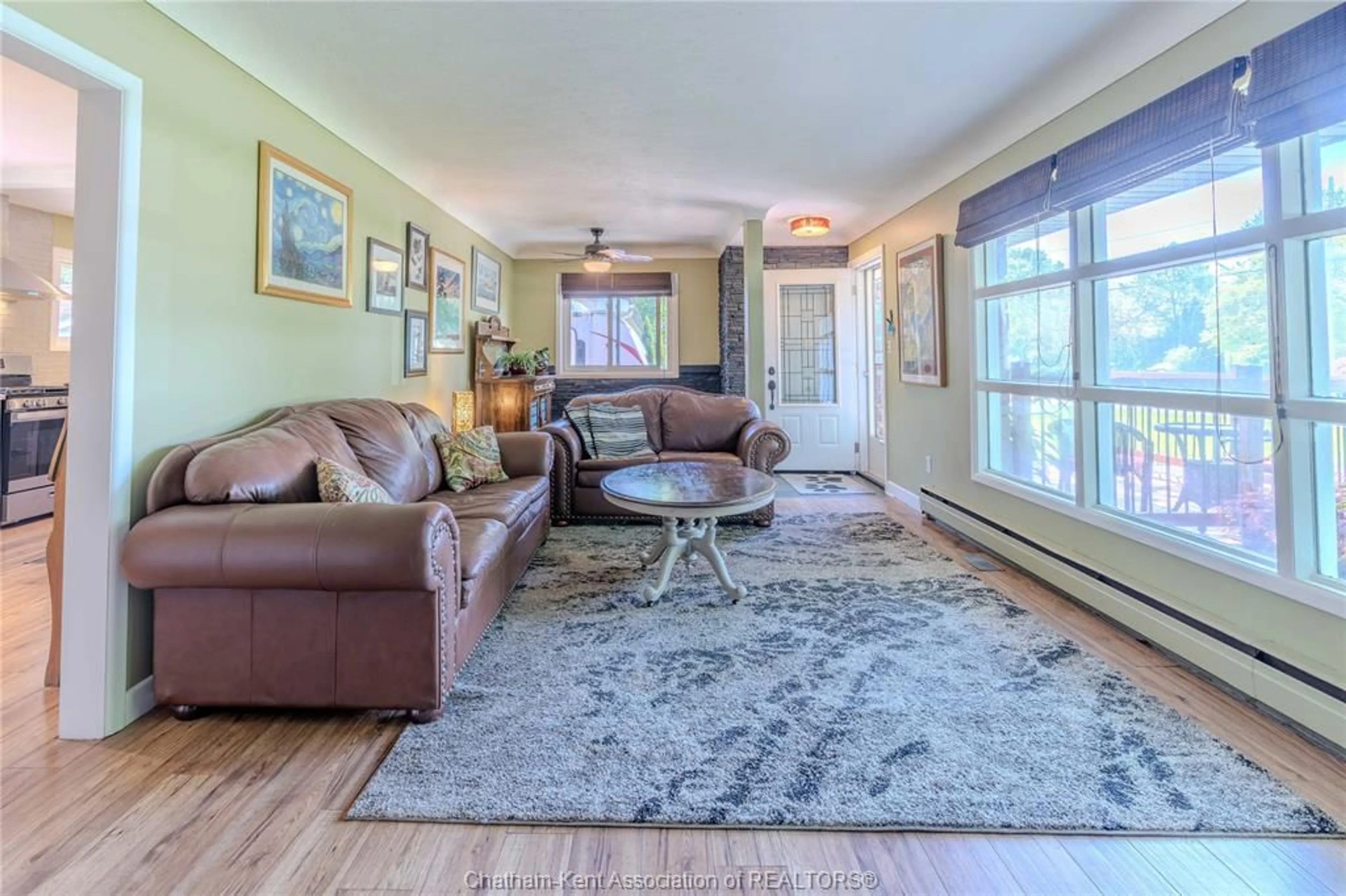 Living room with furniture, unknown for 63 Warwick Dr, Wallaceburg Ontario N8A 3N4
