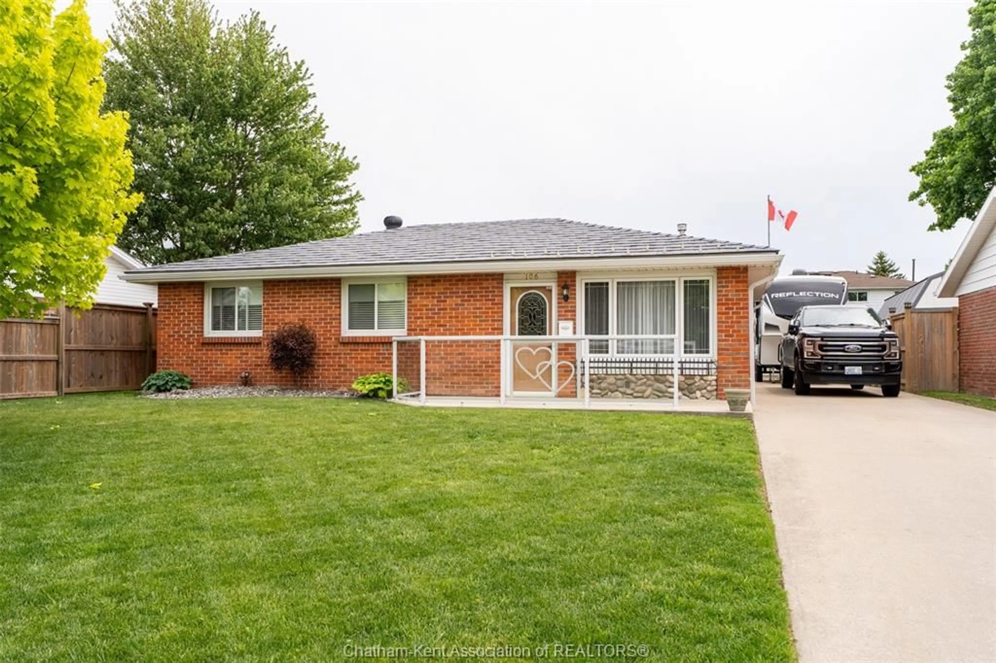Home with brick exterior material, street for 106 WILLS St, Wallaceburg Ontario N8A 4X5