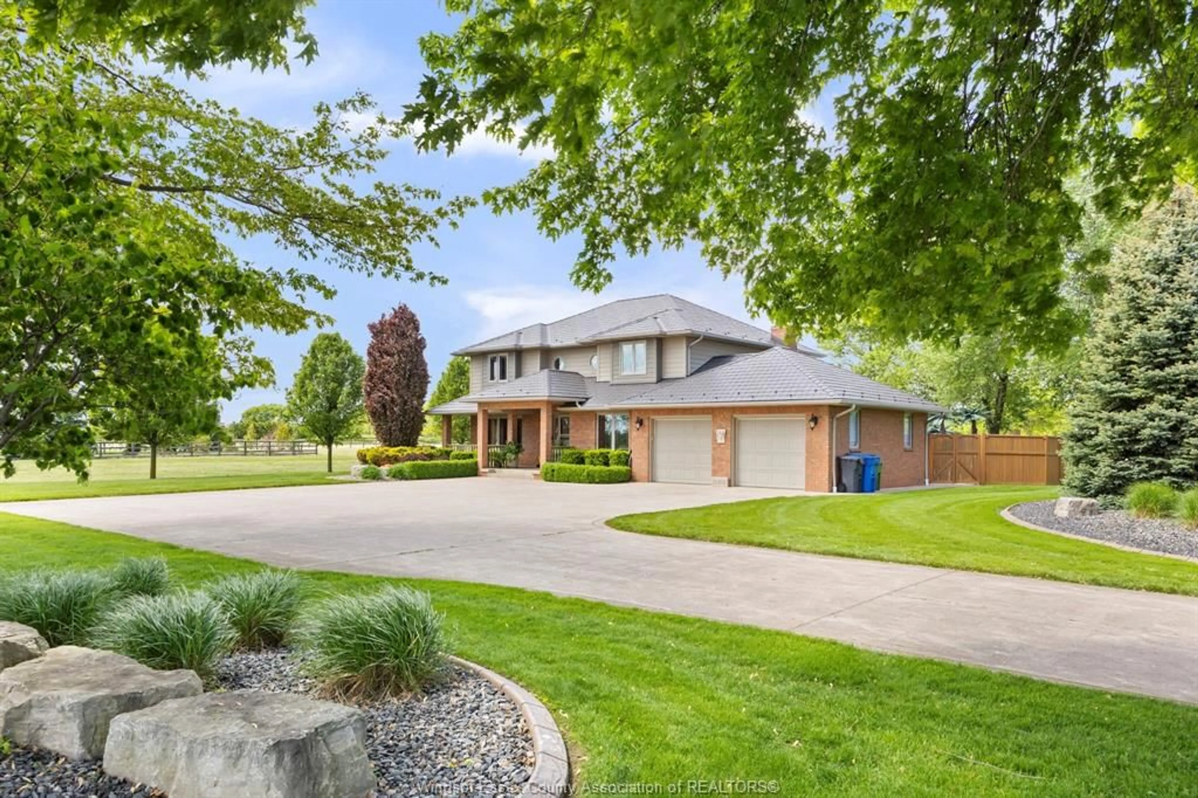 A pic from outside/outdoor area/front of a property/back of a property/a pic from drone, street for 11108 11TH CONCESSION Rd, Essex Ontario N0R 1J0