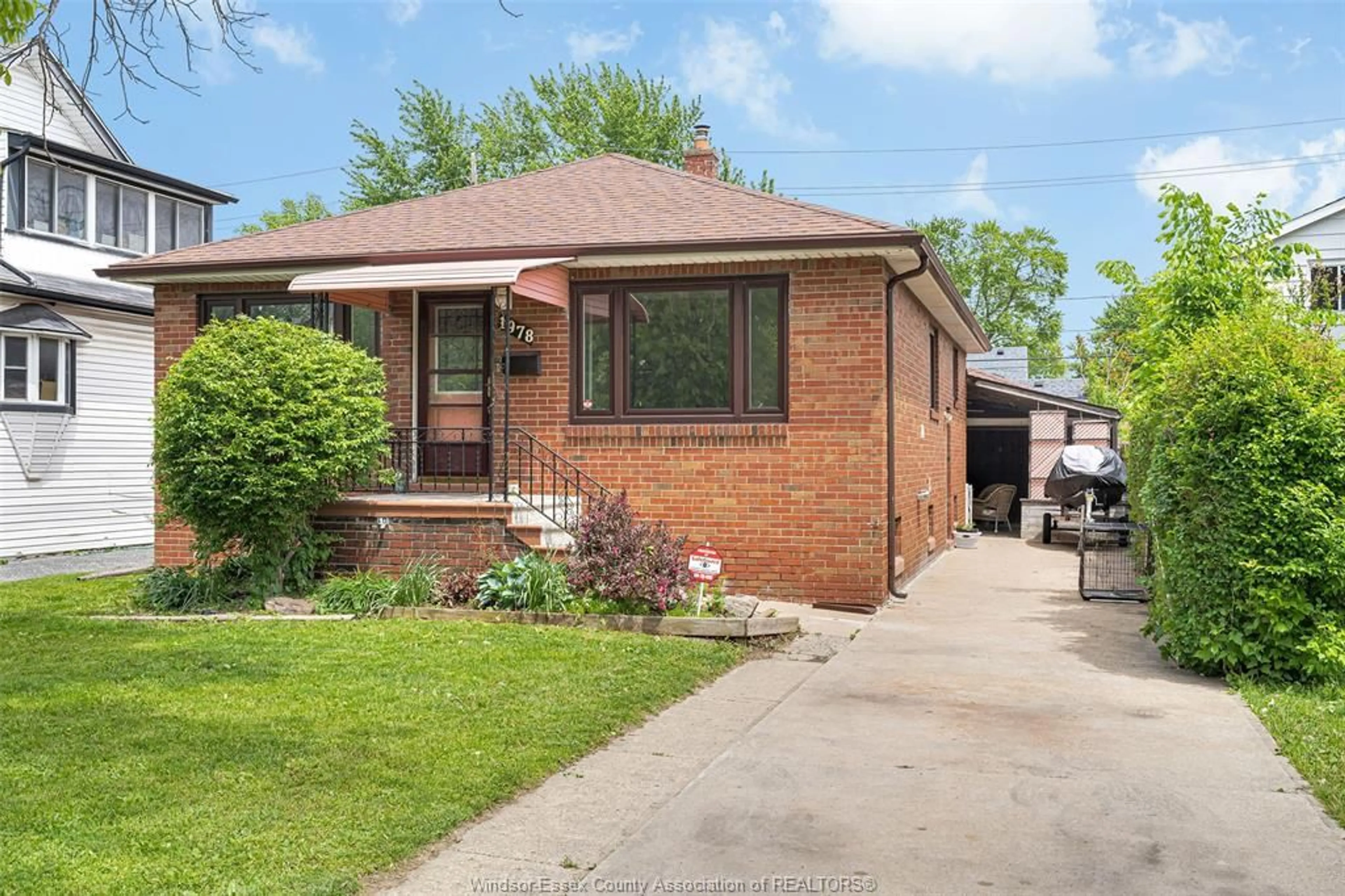 Home with brick exterior material, street for 1978 BERNARD Rd, Windsor Ontario N8W 4R5