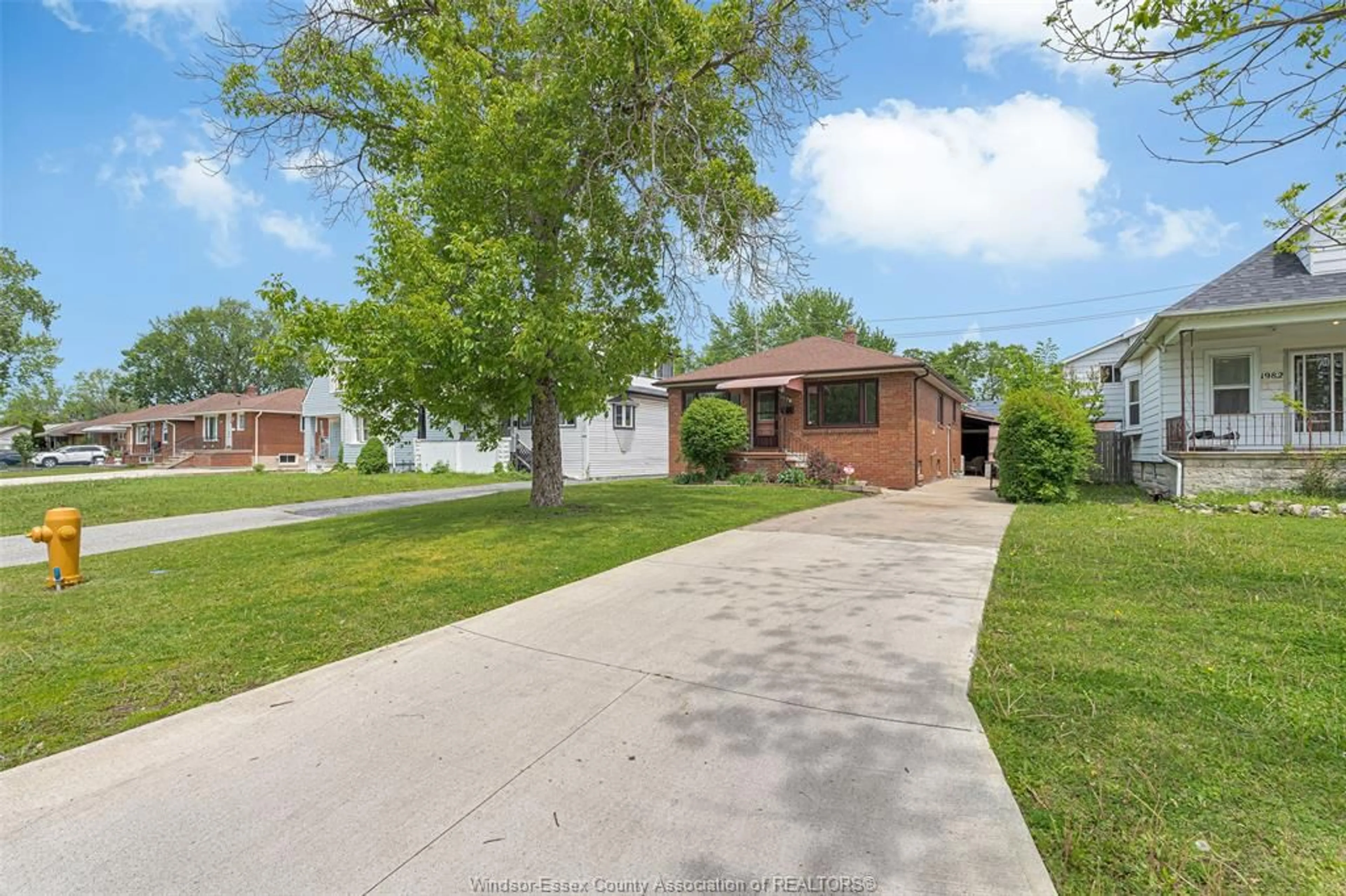 Home with brick exterior material, street for 1978 BERNARD Rd, Windsor Ontario N8W 4R5