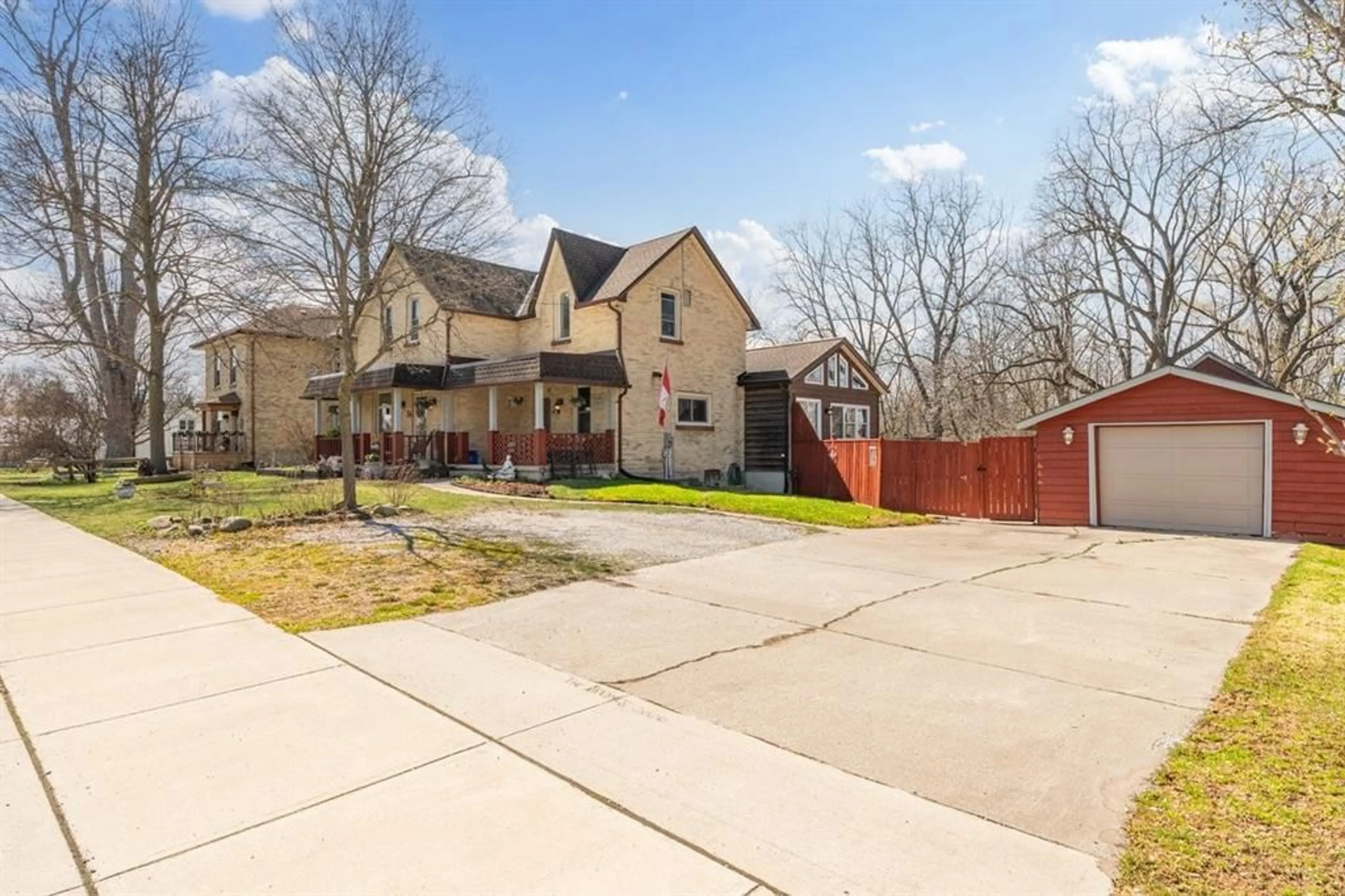 A pic from outside/outdoor area/front of a property/back of a property/a pic from drone, street for 54 MAIN St, Lambton Shores Ontario N0N 1J0