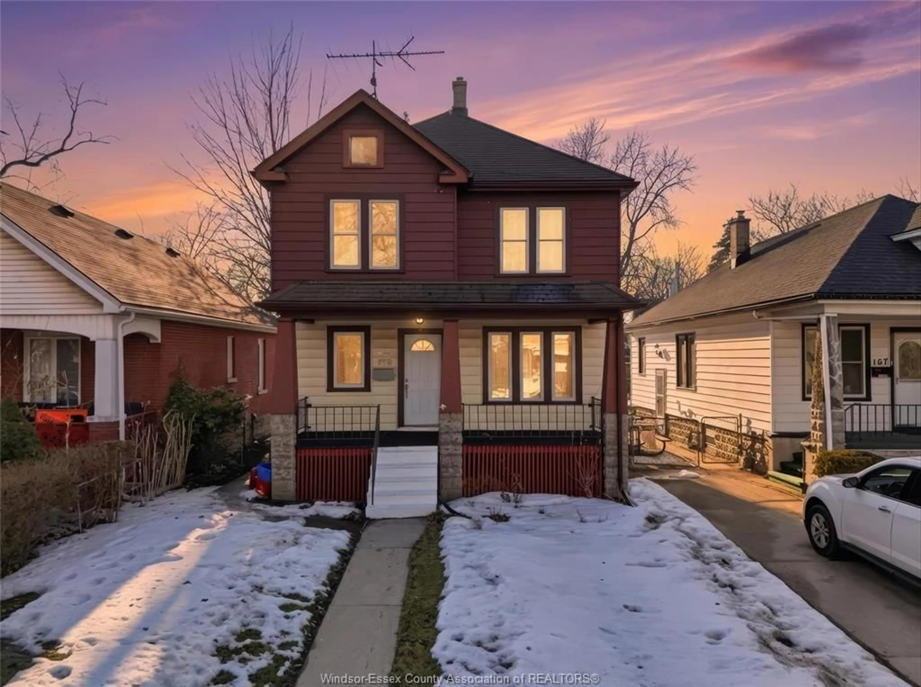 Home with brick exterior material, street for 173 CAMERON Ave, Windsor Ontario N9B 1Y5