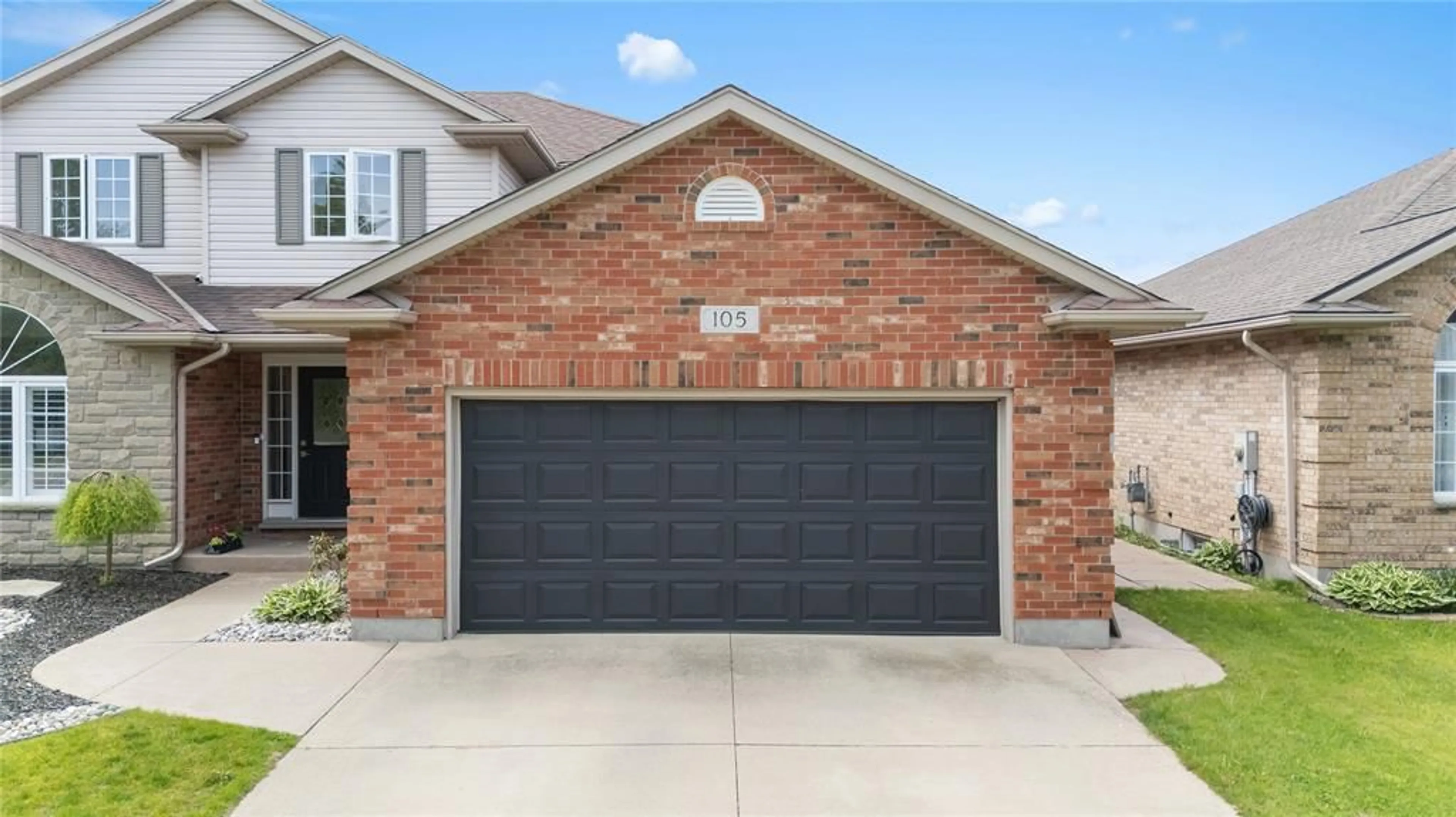Home with brick exterior material, street for 105 Augusta Blvd, Sarnia Ontario N7W 1C6