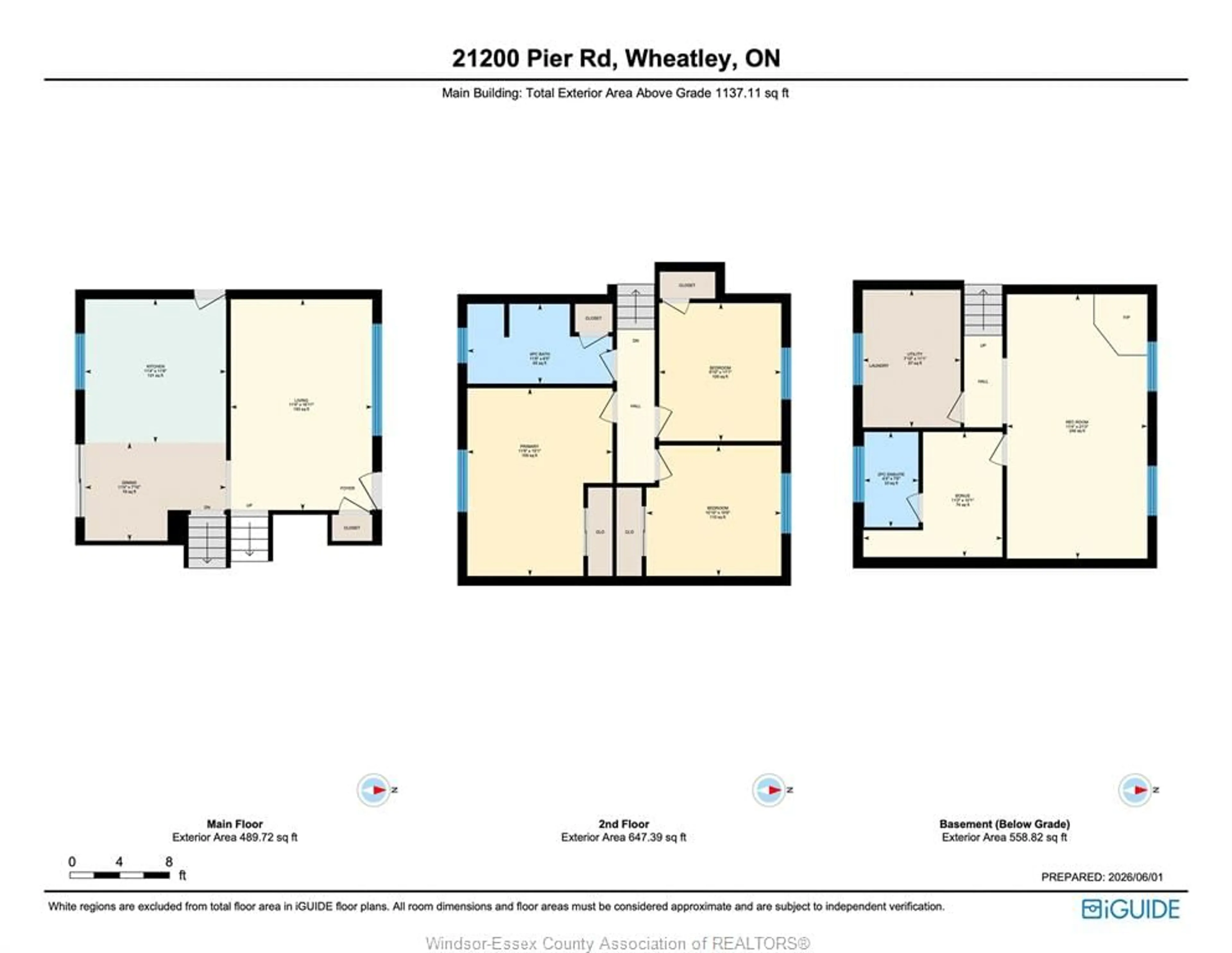 Floor plan for 21200 Pier Rd, Wheatley Ontario N0P 2P0