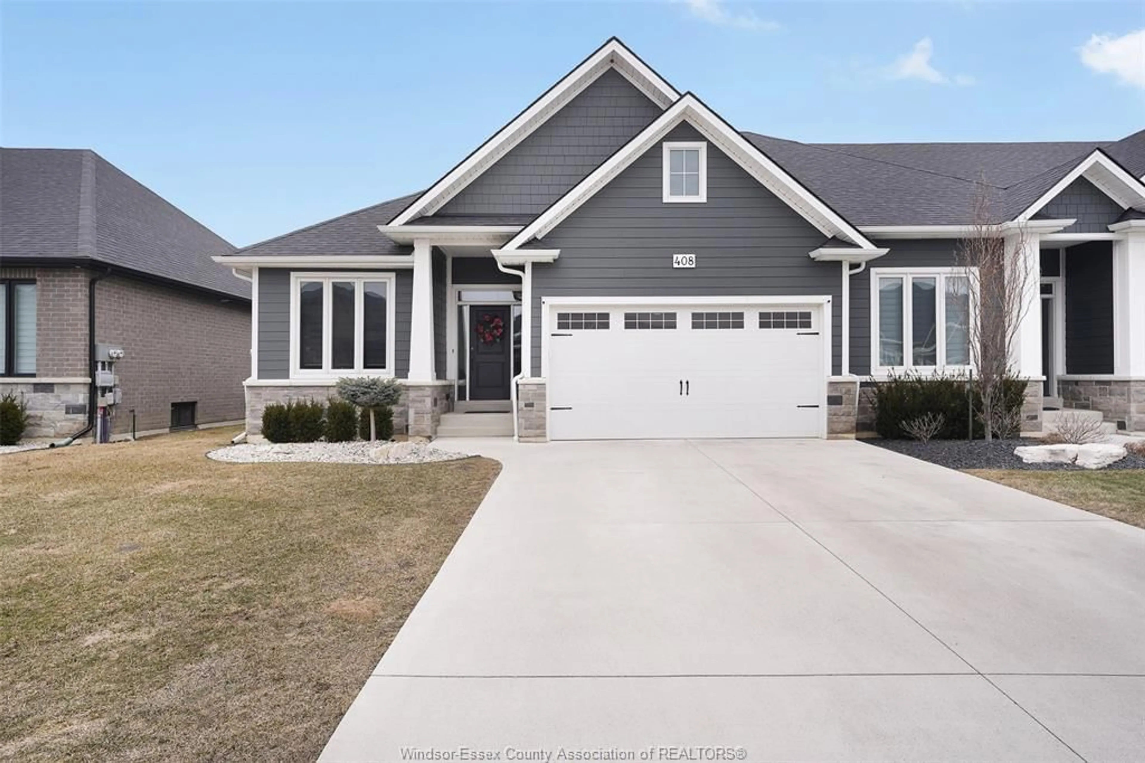 Home with vinyl exterior material, street for 408 MATESE, Lakeshore Ontario N0R 1A0