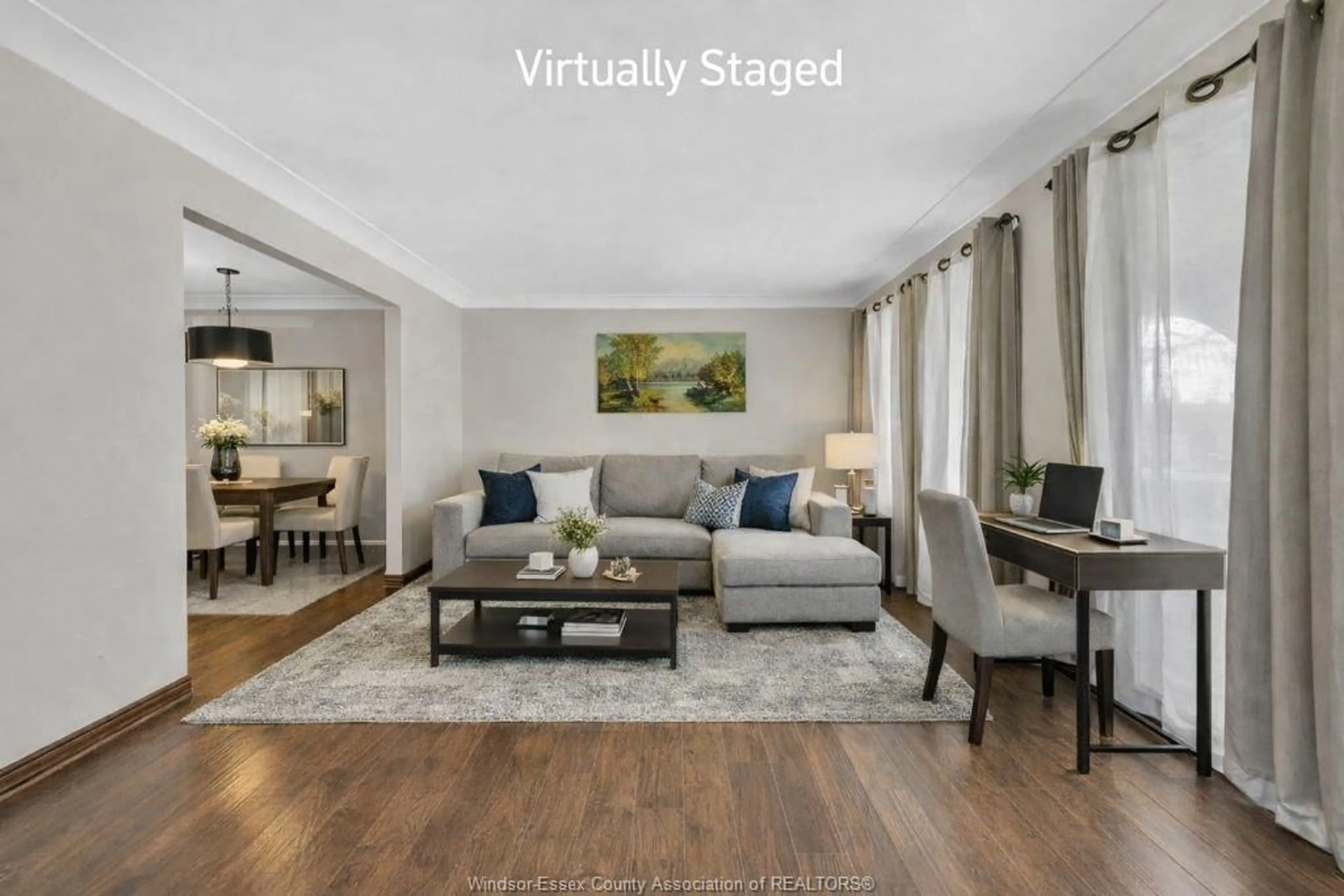 Living room with furniture, unknown for 2880 ST. CLAIR Ave, Windsor Ontario N9E 4B4
