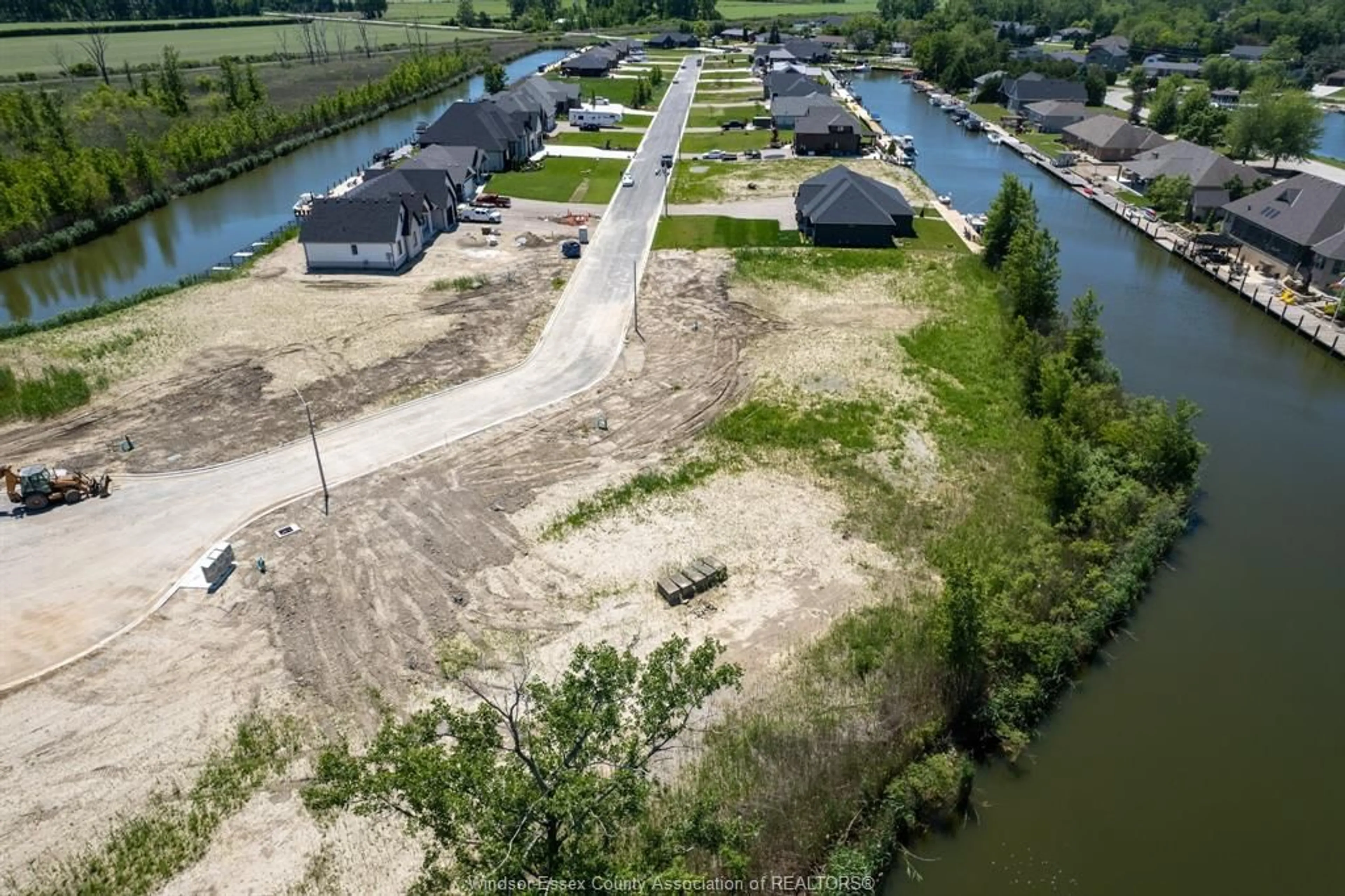 A pic from outside/outdoor area/front of a property/back of a property/a pic from drone, water/lake/river/ocean view for 19130 HAVEN Ave, Lakeshore Ontario N0P 2L0
