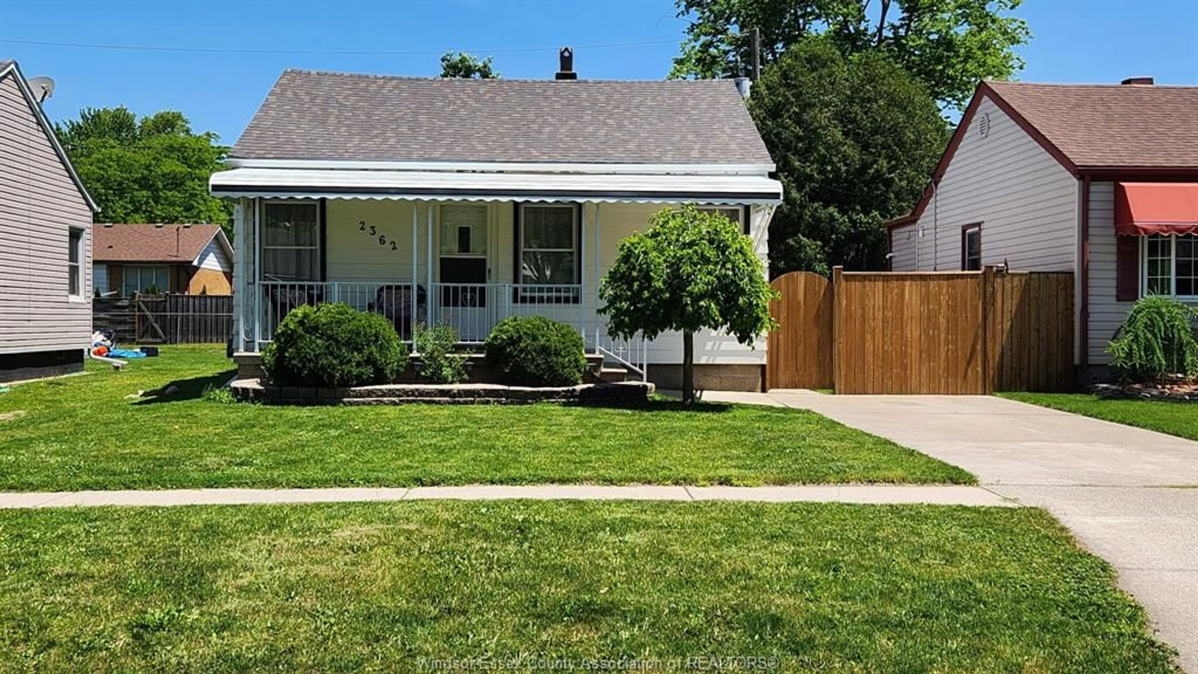 Home with vinyl exterior material, street for 2362 FOREST, Windsor Ontario N8W 2G8