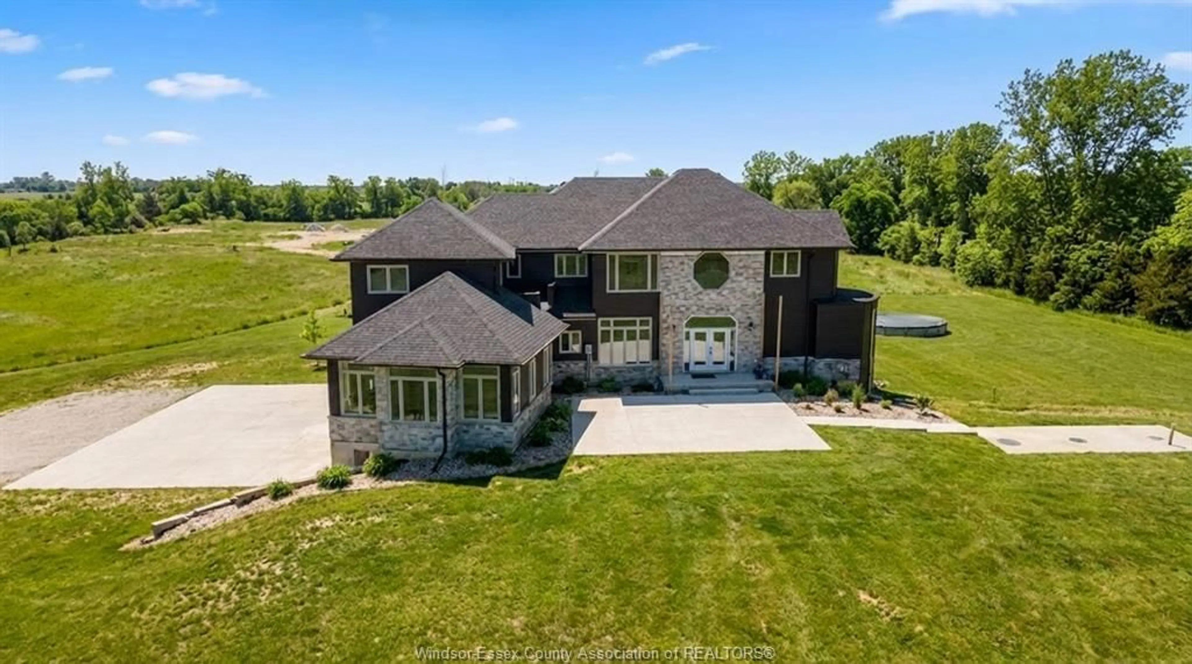 A pic from outside/outdoor area/front of a property/back of a property/a pic from drone, water/lake/river/ocean view for 856 TALBOT, Lakeshore Ontario N0R 1K0