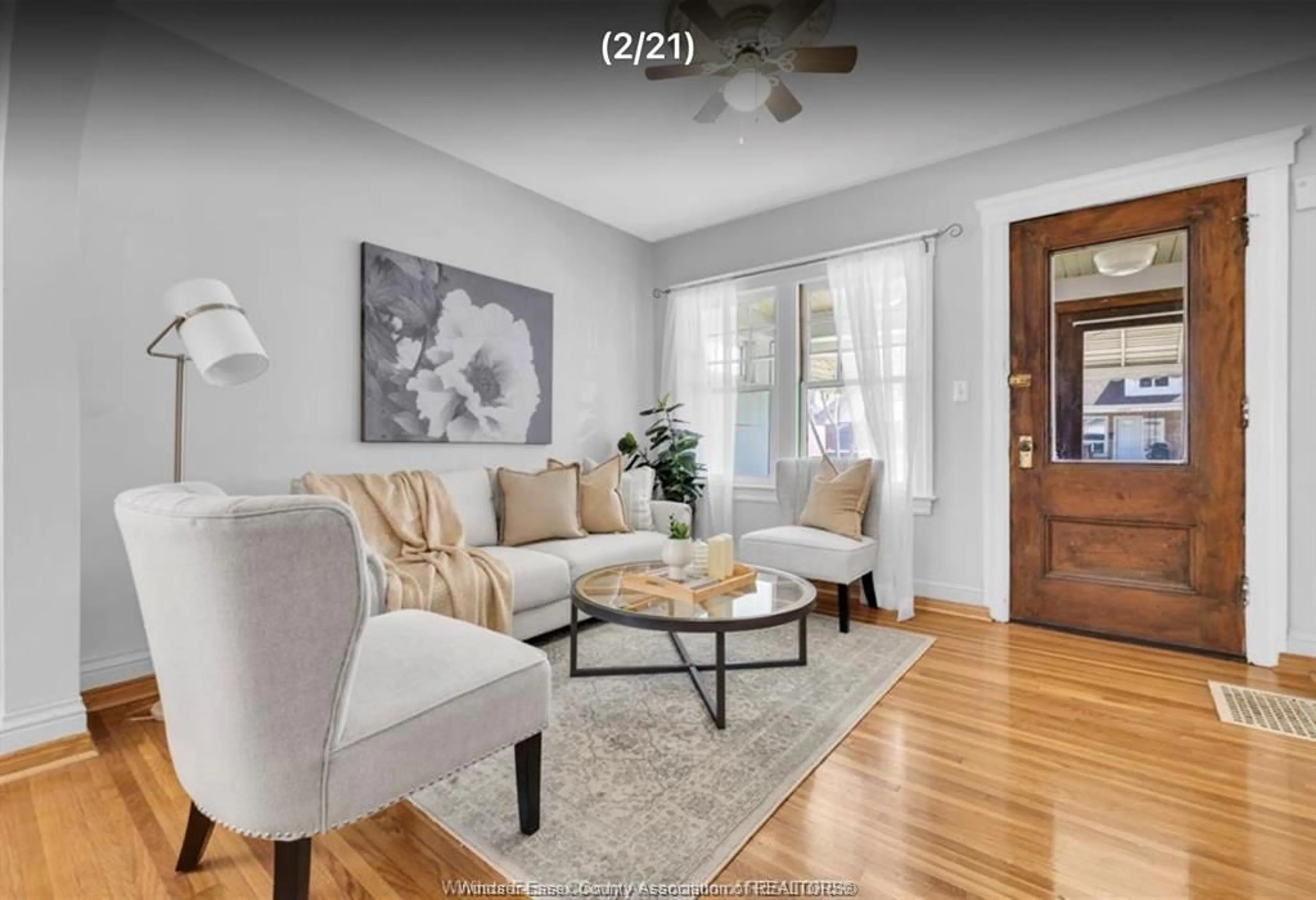 Living room with furniture, unknown for 1368 ERIE St, Windsor Ontario N9A 3Z7