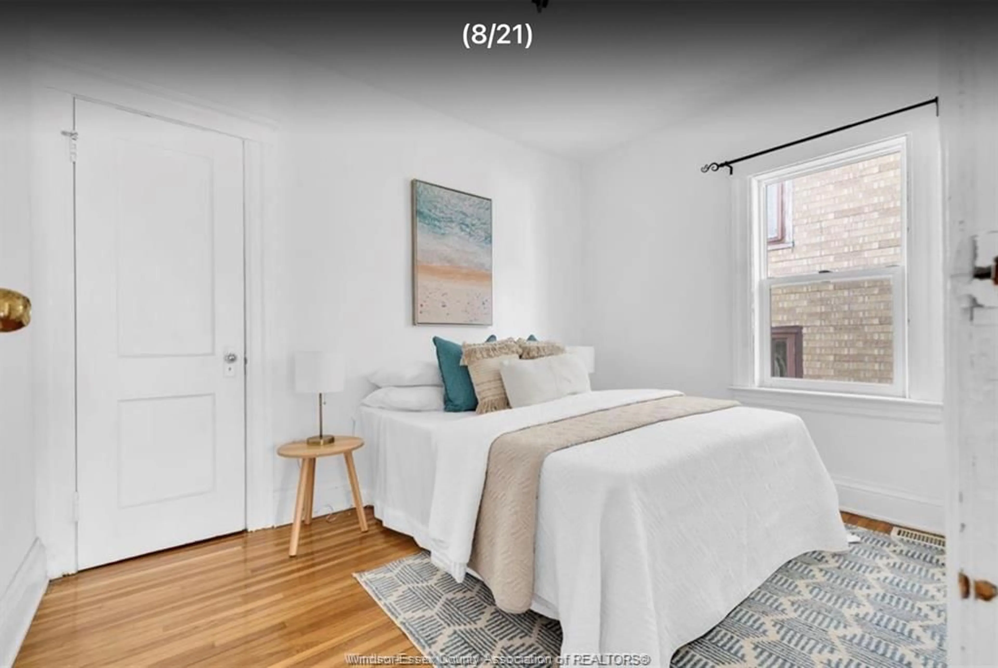 Bedroom with bed, unknown for 1368 ERIE St, Windsor Ontario N9A 3Z7