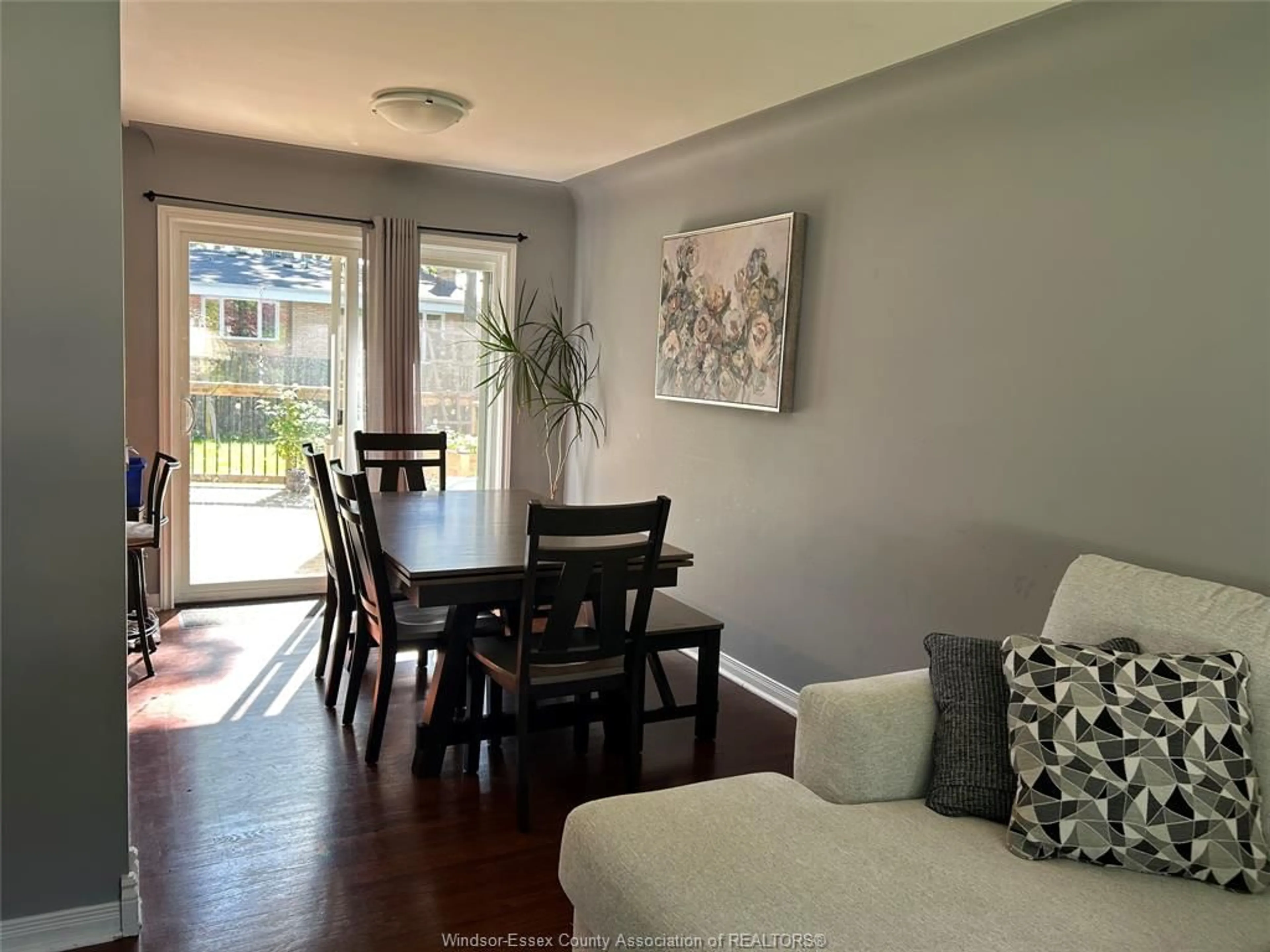 Dining room, wood/laminate floor for 3341 Mark Ave, Windsor Ontario N9E 2X2