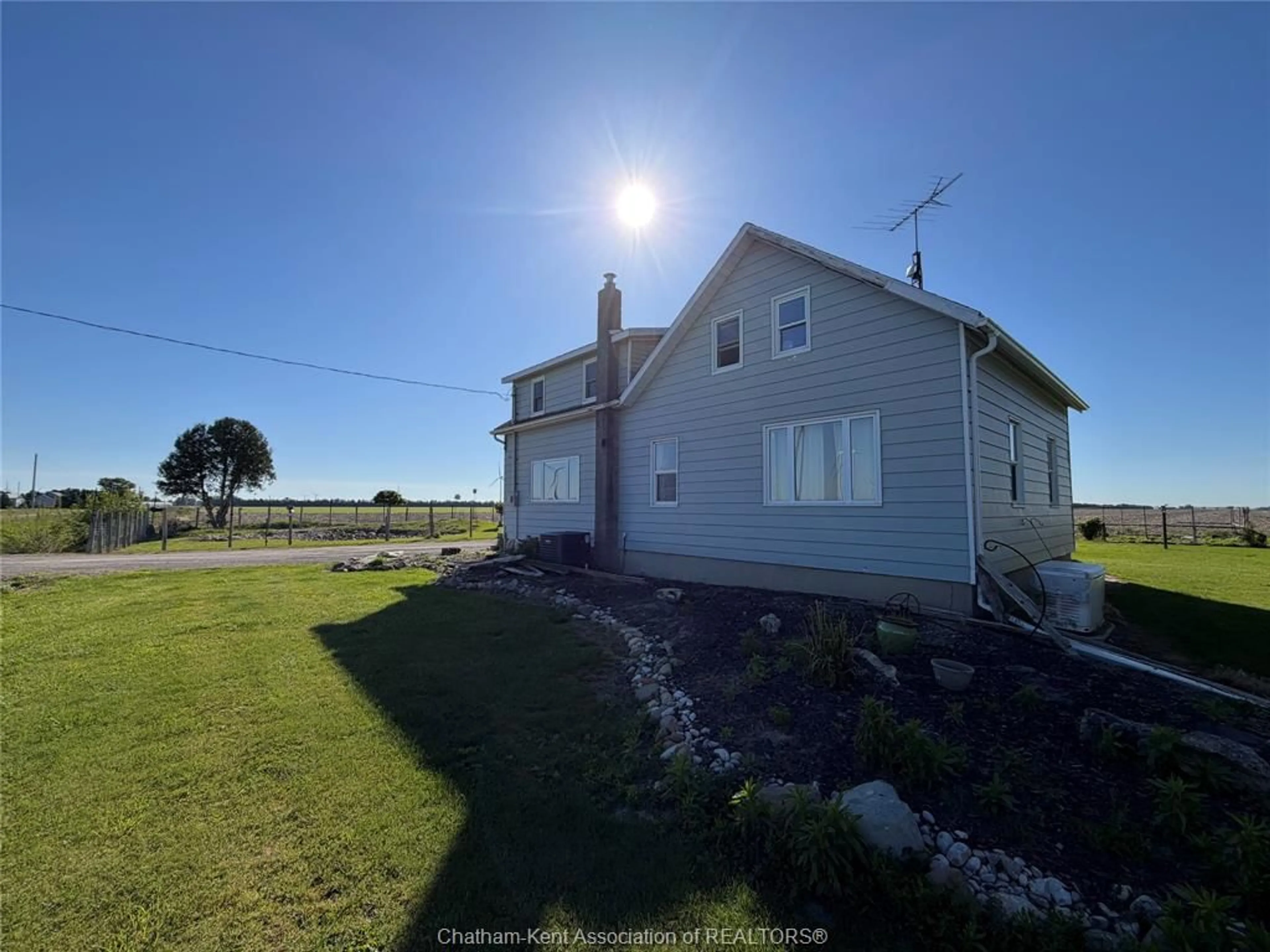 A pic from outside/outdoor area/front of a property/back of a property/a pic from drone, water/lake/river/ocean view for 6766 MALLARD Line, Chatham-Kent Ontario N0P 1L0